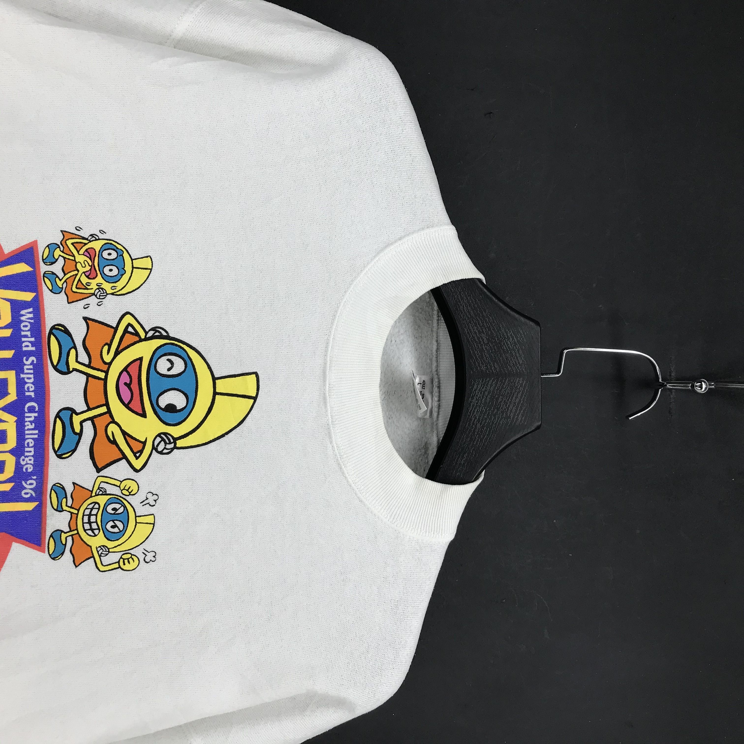 Fruit Of The Loom Vintage 96 Volleyball Big Logo Koba Sweatshirts #1780-71 Size US L / EU 52-54 / 3 - 2 Thumbnail