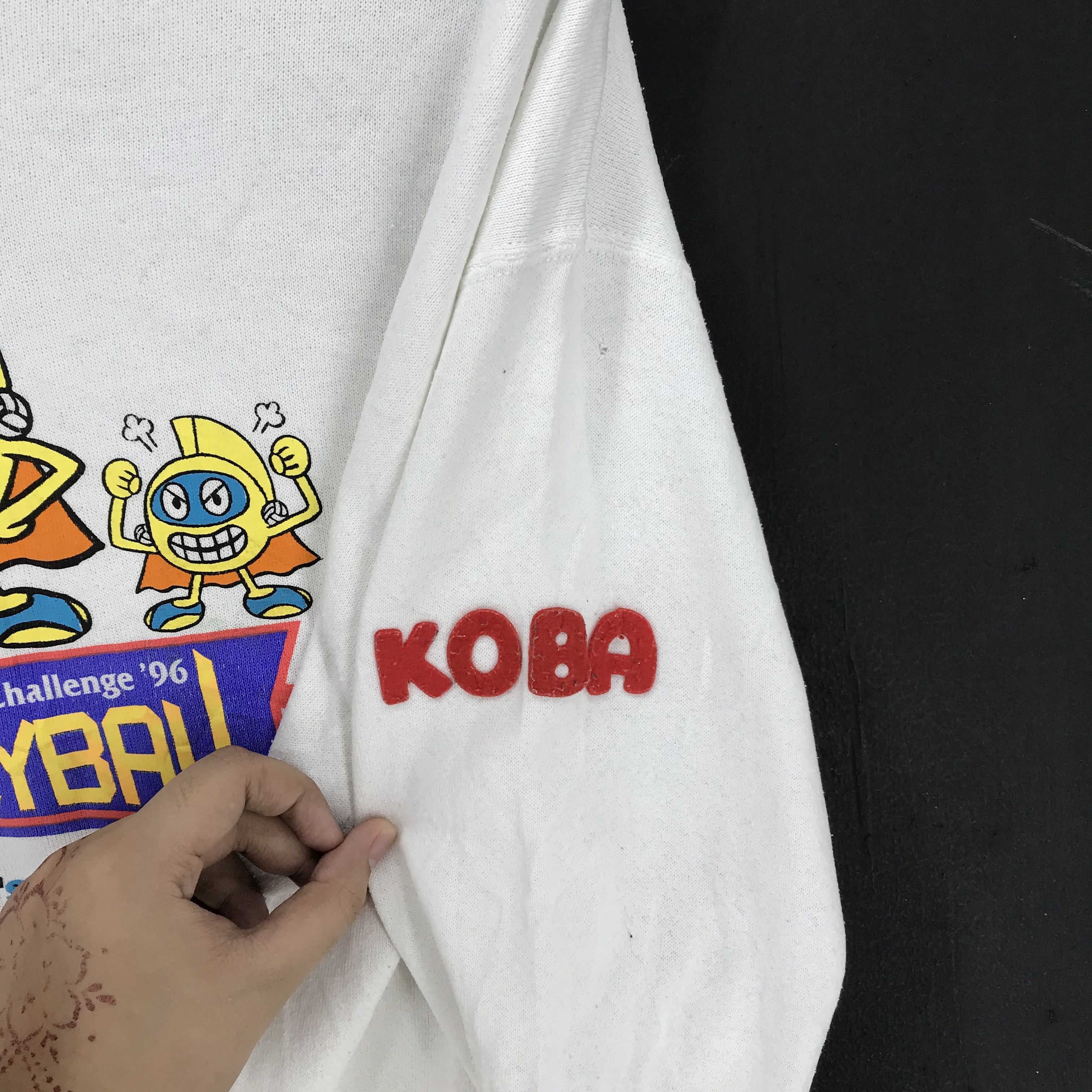 Fruit Of The Loom Vintage 96 Volleyball Big Logo Koba Sweatshirts #1780-71 Size US L / EU 52-54 / 3 - 6 Thumbnail