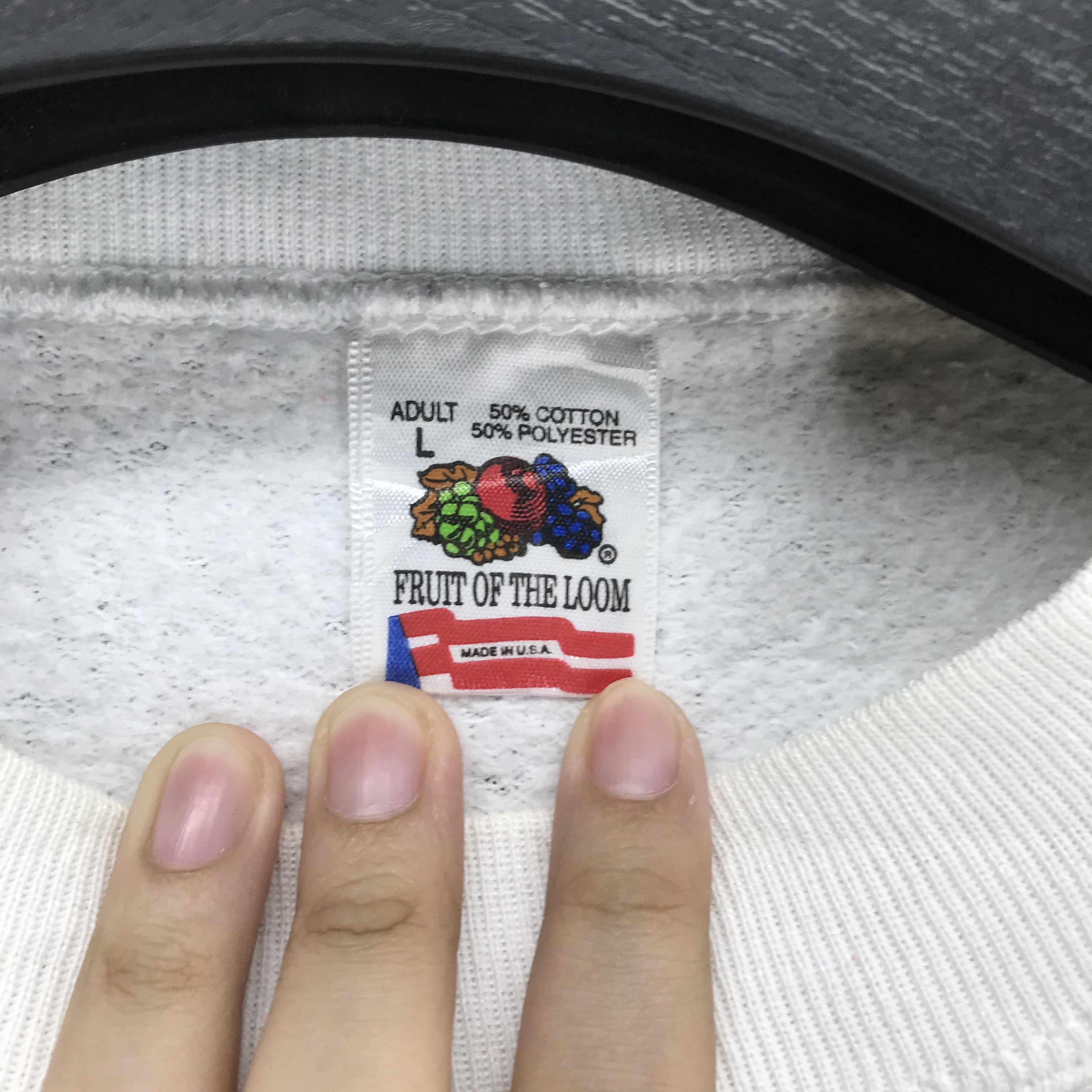 Fruit Of The Loom Vintage 96 Volleyball Big Logo Koba Sweatshirts #1780-71 Size US L / EU 52-54 / 3 - 7 Thumbnail