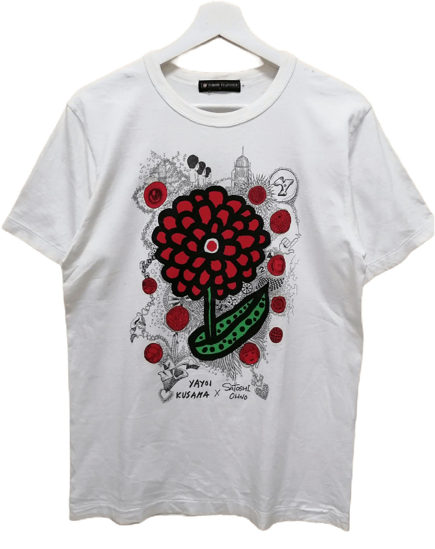 Yayoi Kusama Yayoi Kusama X Satoshi Ohno X 24 Hour Tv Tee Size US L / EU 52-54 / 3 - 1 Thumbnail