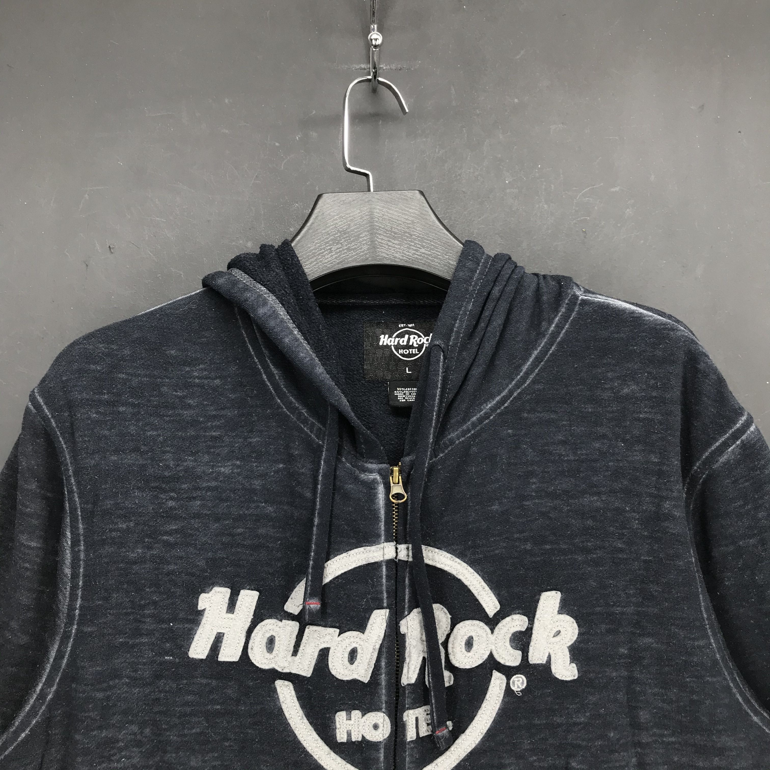 Hard Rock Cafe Hard Rock Hotel Palm Springs Zipper Light Hoodies #1764-70 Size US L / EU 52-54 / 3 - 2 Thumbnail