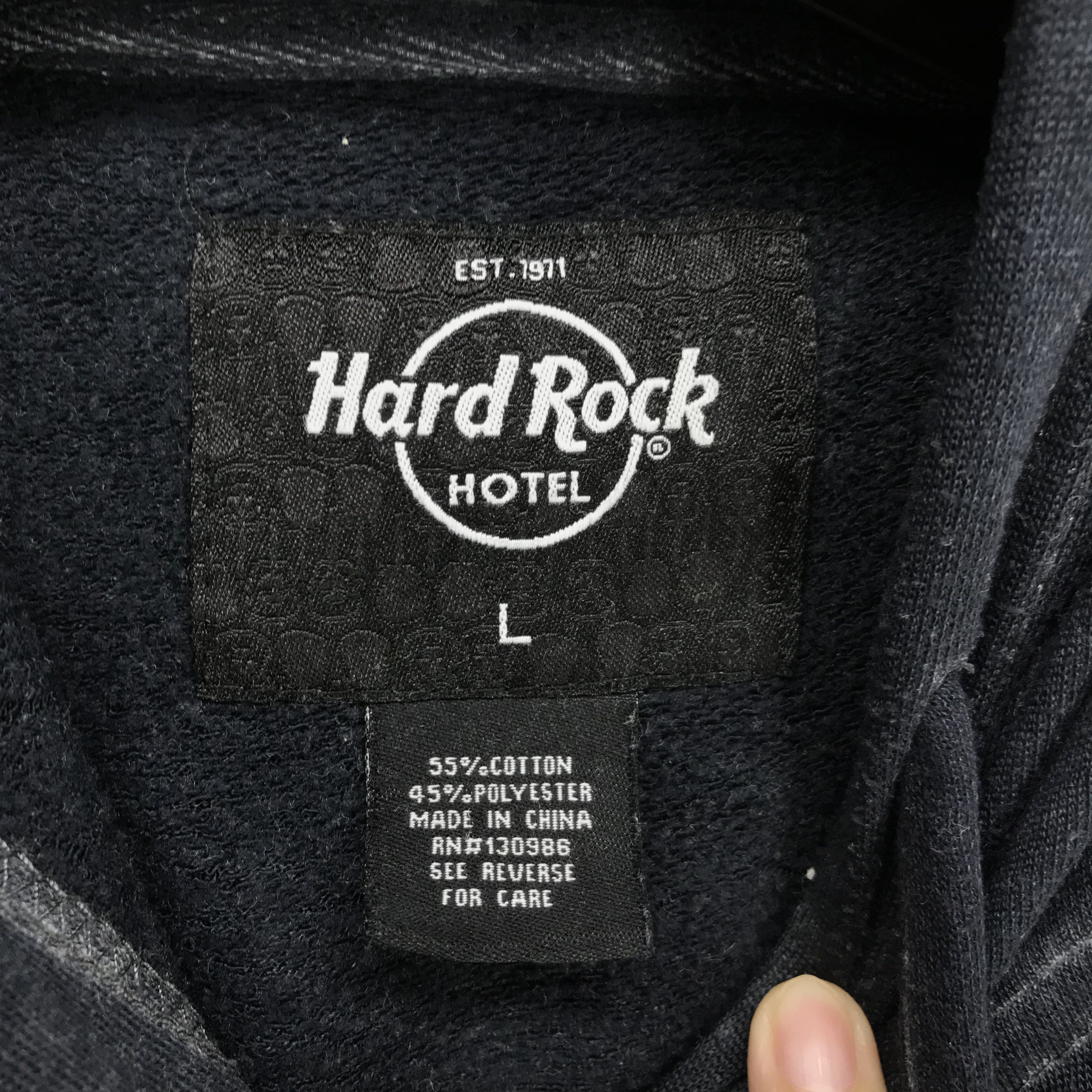 Hard Rock Cafe Hard Rock Hotel Palm Springs Zipper Light Hoodies #1764-70 Size US L / EU 52-54 / 3 - 6 Thumbnail
