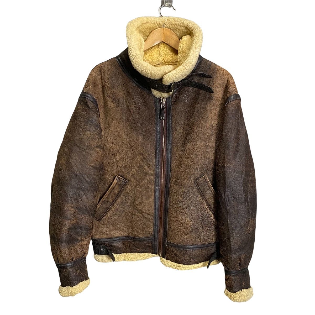 Avirex Vintage Avirex B3 Sheepskin Leather Shearling Jacket Size US M / EU 48-50 / 2 - 3 Thumbnail