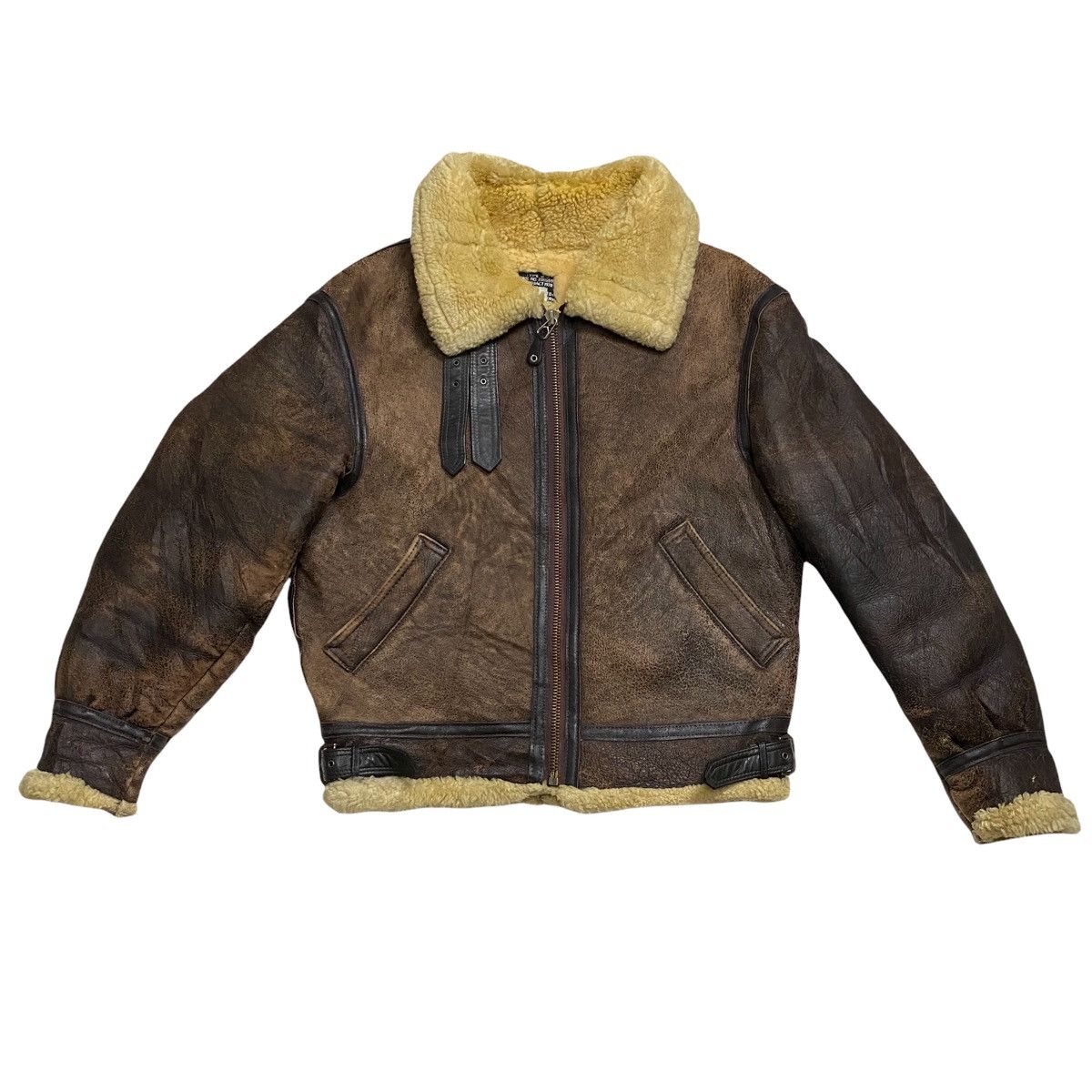 Avirex Vintage Avirex B3 Sheepskin Leather Shearling Jacket Size US M / EU 48-50 / 2 - 5 Thumbnail