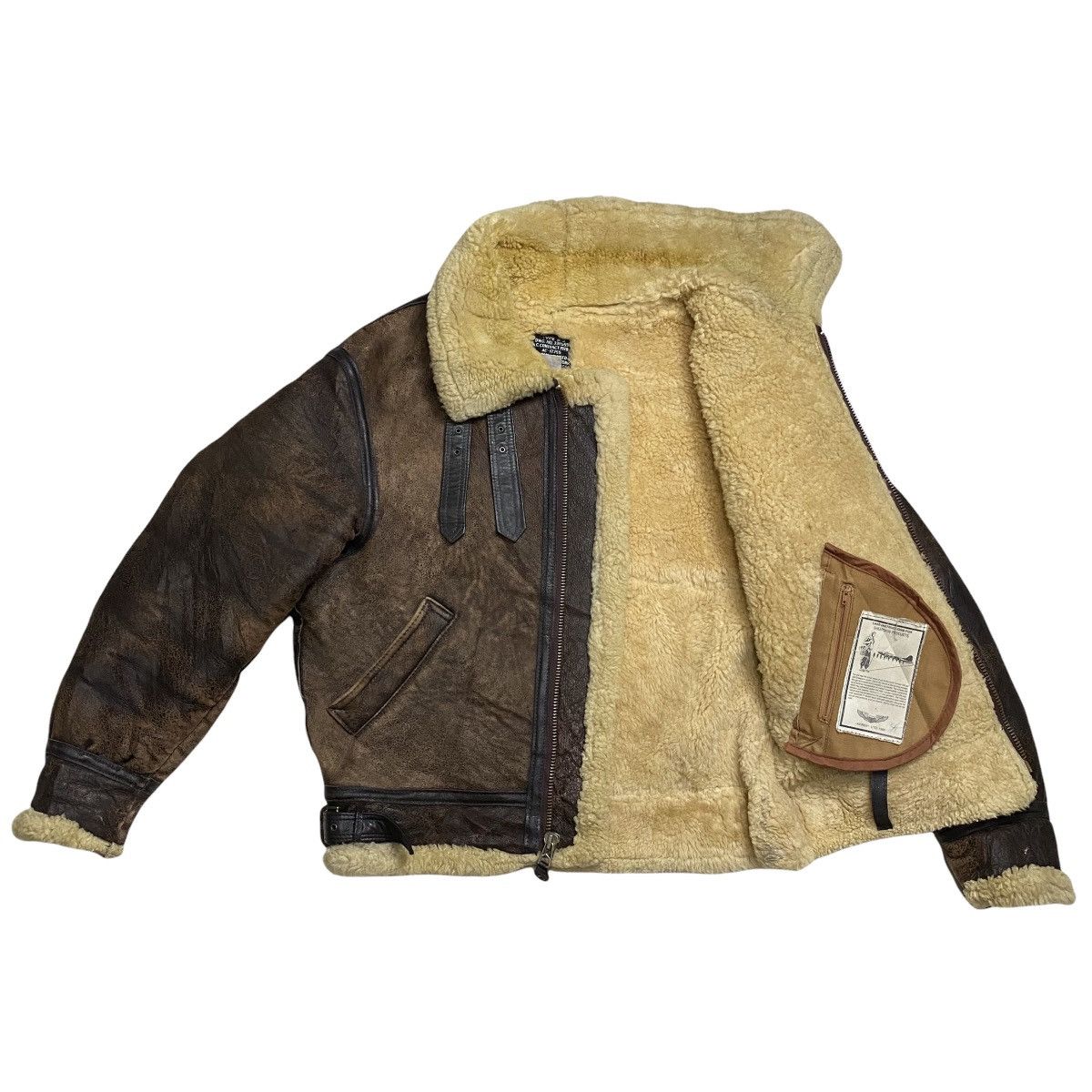 Avirex Vintage Avirex B3 Sheepskin Leather Shearling Jacket Size US M / EU 48-50 / 2 - 6 Thumbnail