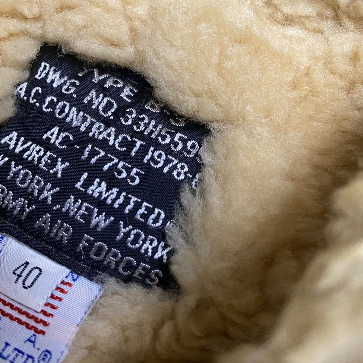 Avirex Vintage Avirex B3 Sheepskin Leather Shearling Jacket Size US M / EU 48-50 / 2 - 16 Thumbnail