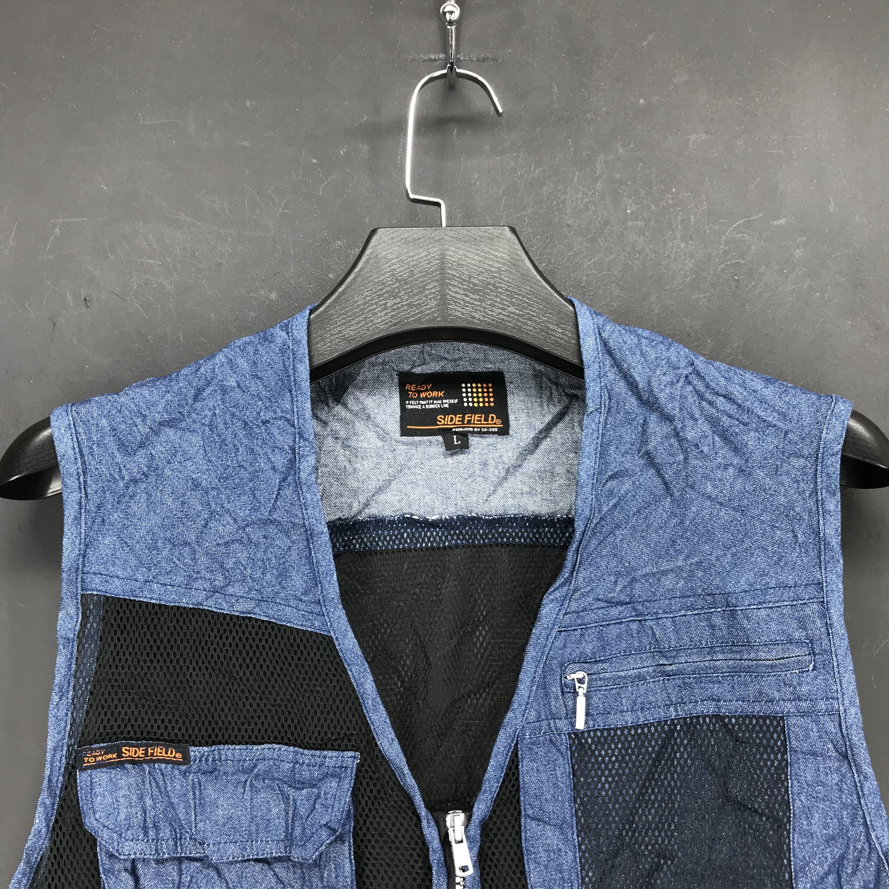 Japanese Brand Side Field Multipockets Vest #1755-70 Size US L / EU 52-54 / 3 - 2 Thumbnail