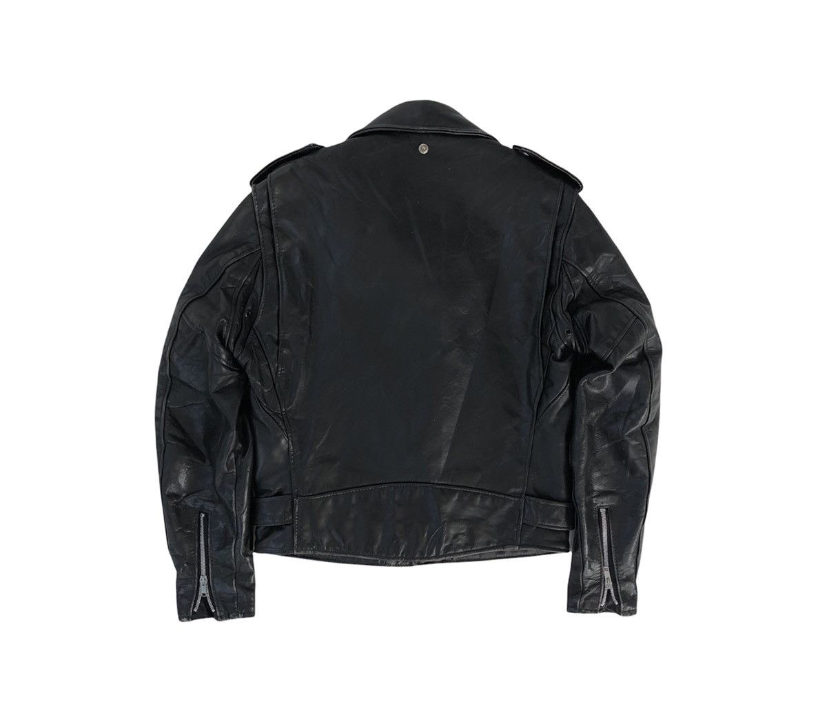 Schott Vtg Schott Perfecto Double Collar Motorcycle Leather Jacket Size US M / EU 48-50 / 2 - 5 Thumbnail