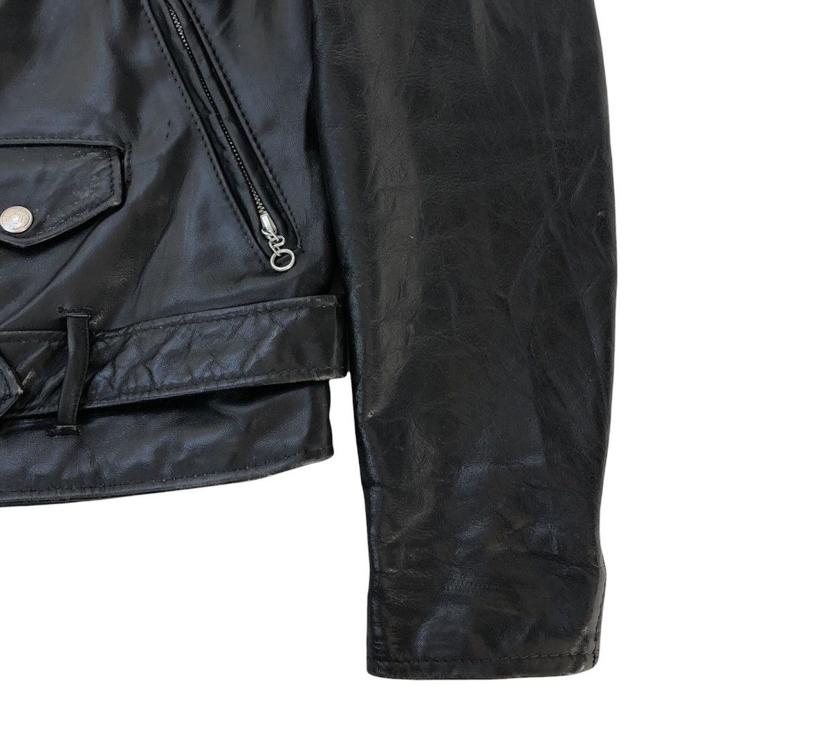 Schott Vtg Schott Perfecto Double Collar Motorcycle Leather Jacket Size US M / EU 48-50 / 2 - 7 Thumbnail