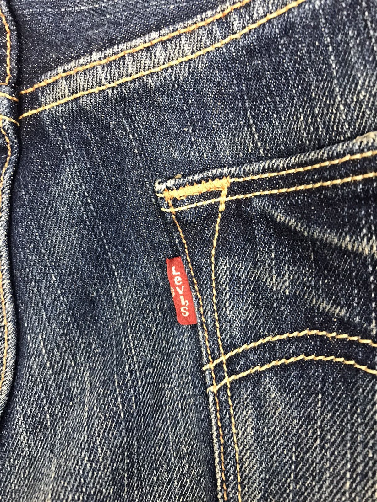 Levi's × Vintage Vintage Levi’s Strauss&Co Distressed Denim Design Size US 35 - 15 Thumbnail