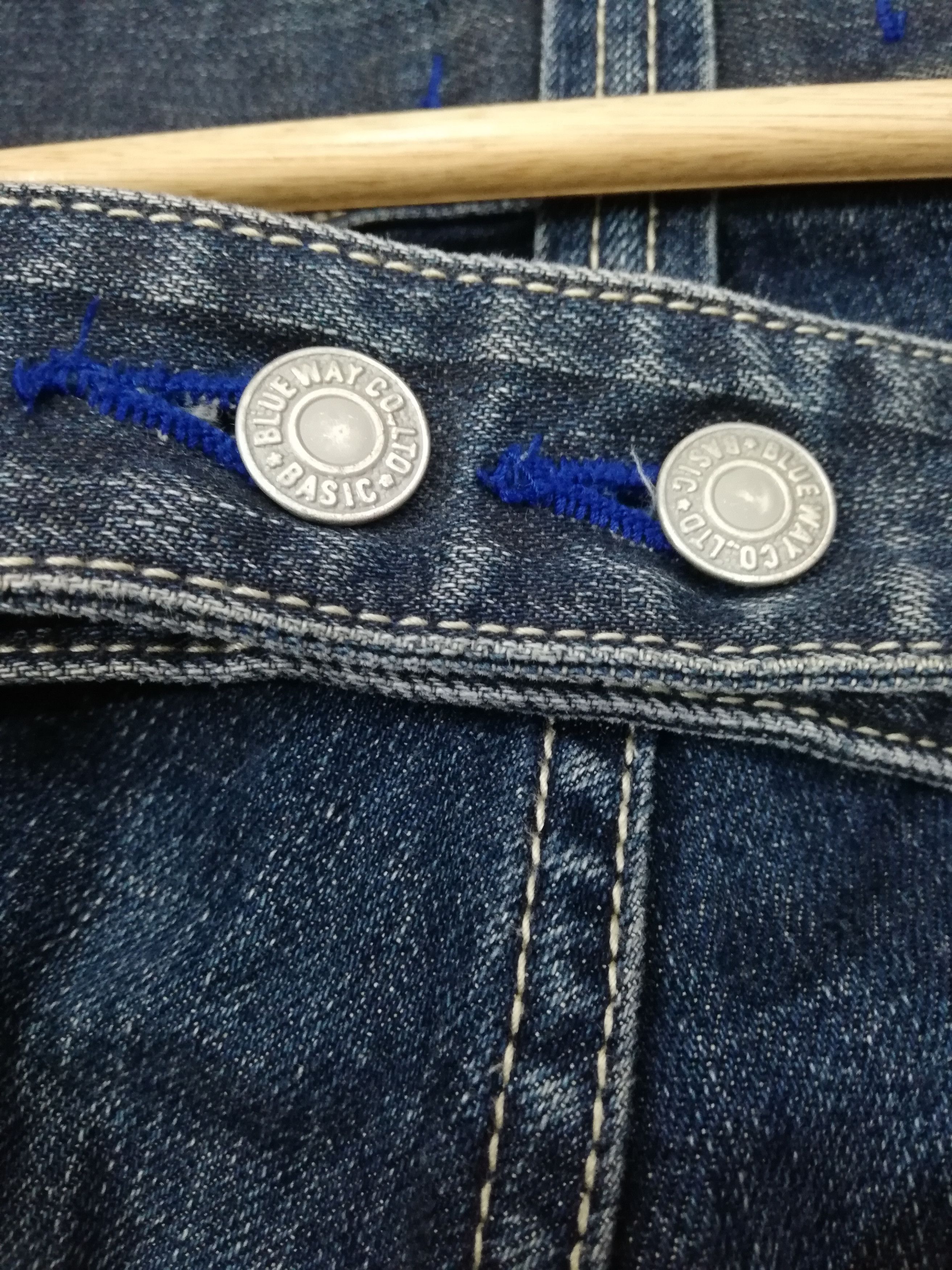Designer × Japanese Brand Blue Way Denim Jeans Made In Japan Size US 34 / EU 50 - 5 Thumbnail