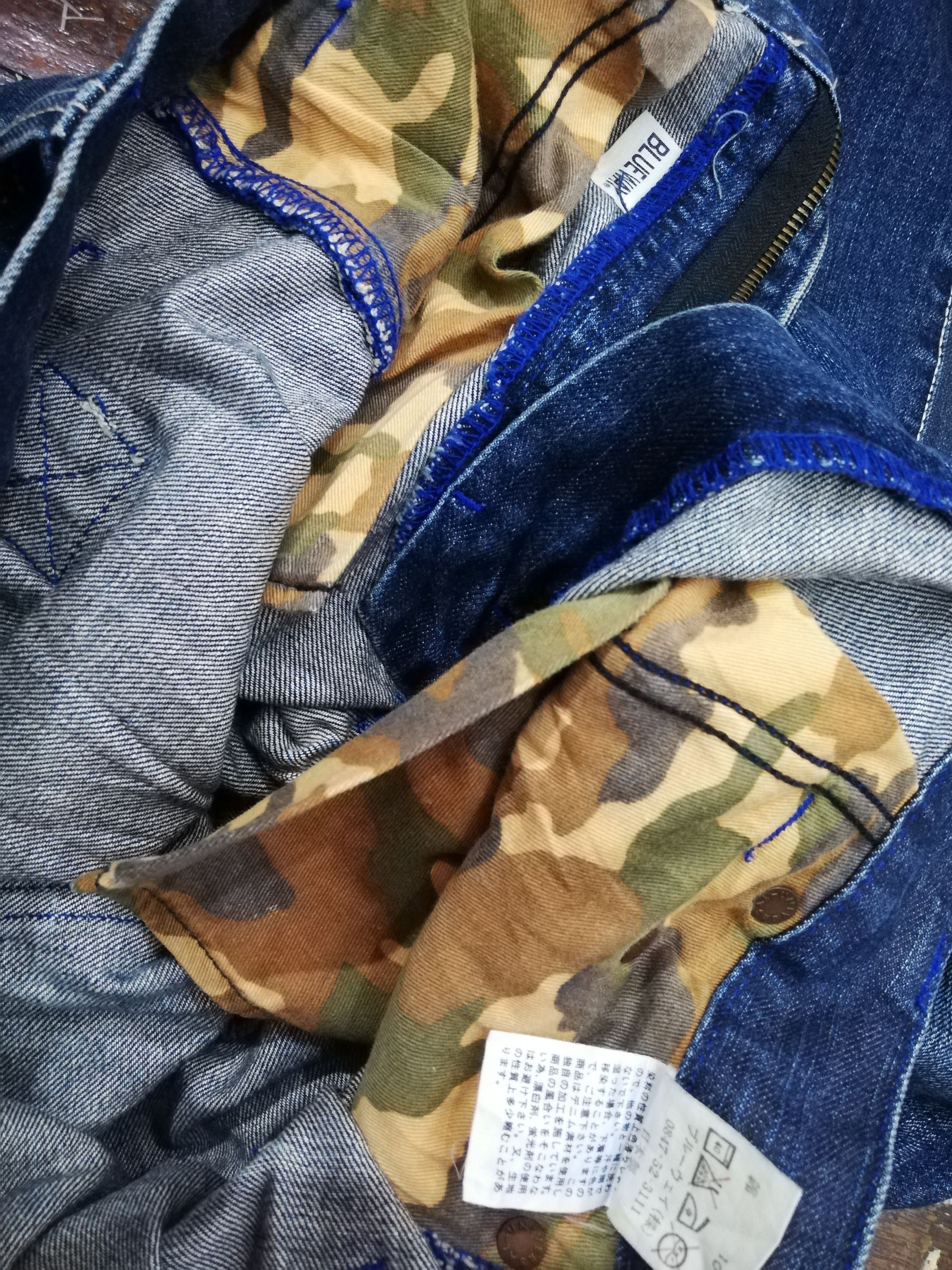 Designer × Japanese Brand Blue Way Denim Jeans Made In Japan Size US 34 / EU 50 - 7 Thumbnail