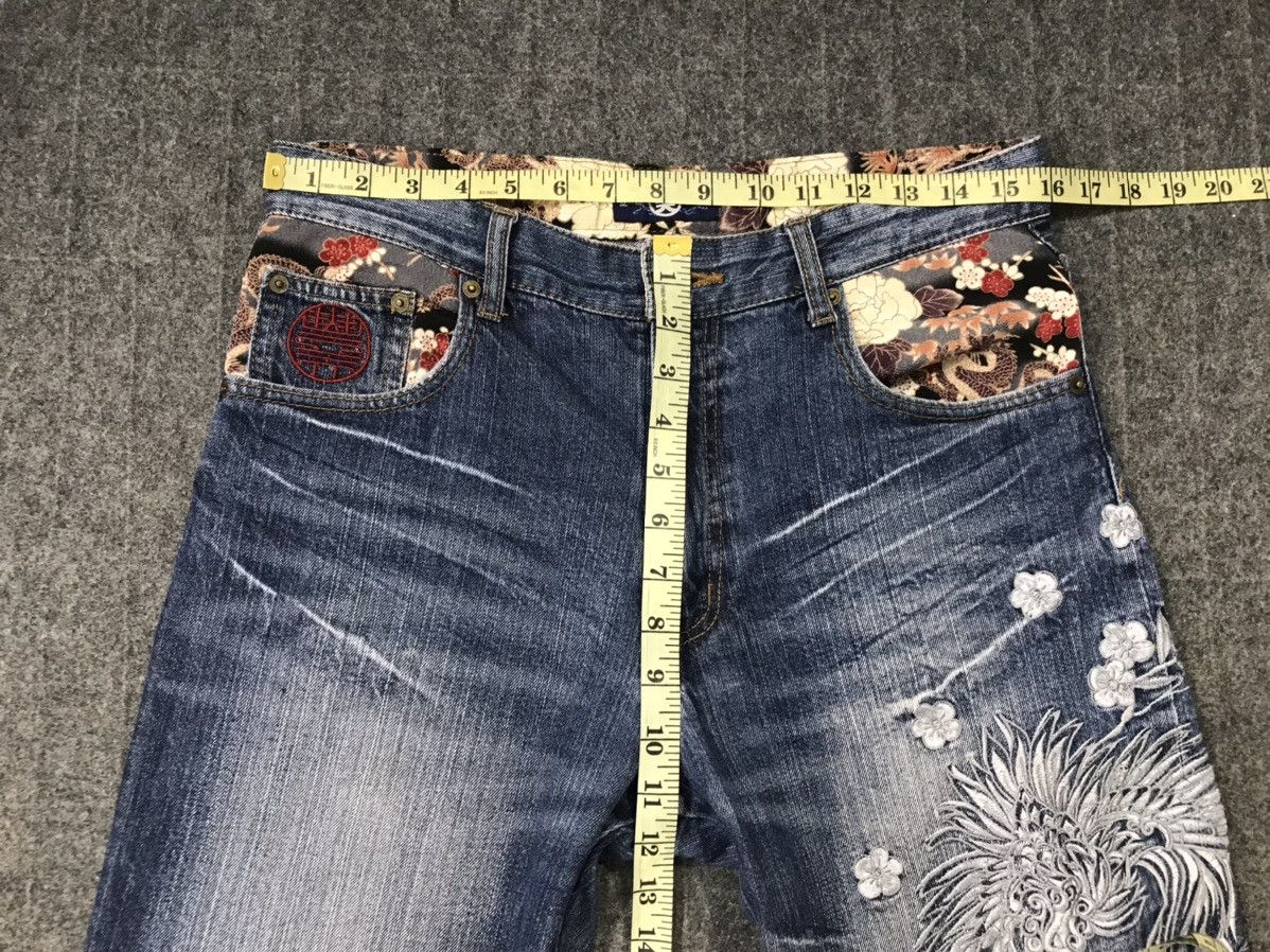 Japanese Brand Vintage Japanese Brand Embroidery Phoenix Design Size US 32 / EU 48 - 18 Thumbnail
