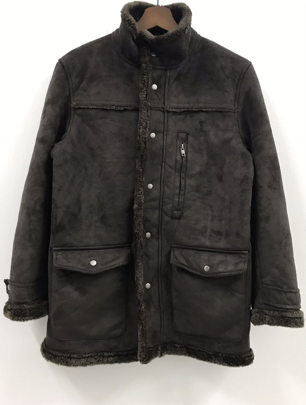 Kansai Yamamoto Vintage Kansai Yamamoto Suede Shearling Jacket Size US M / EU 48-50 / 2 - 2 Thumbnail