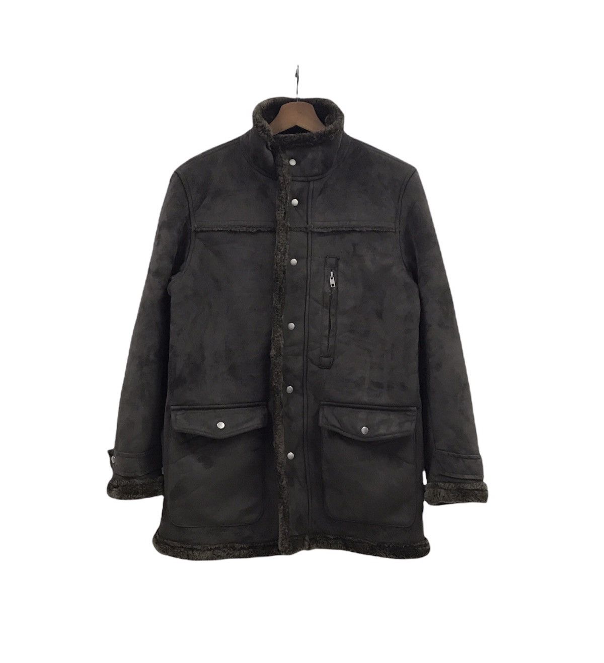 Kansai Yamamoto Vintage Kansai Yamamoto Suede Shearling Jacket Size US M / EU 48-50 / 2 - 3 Thumbnail