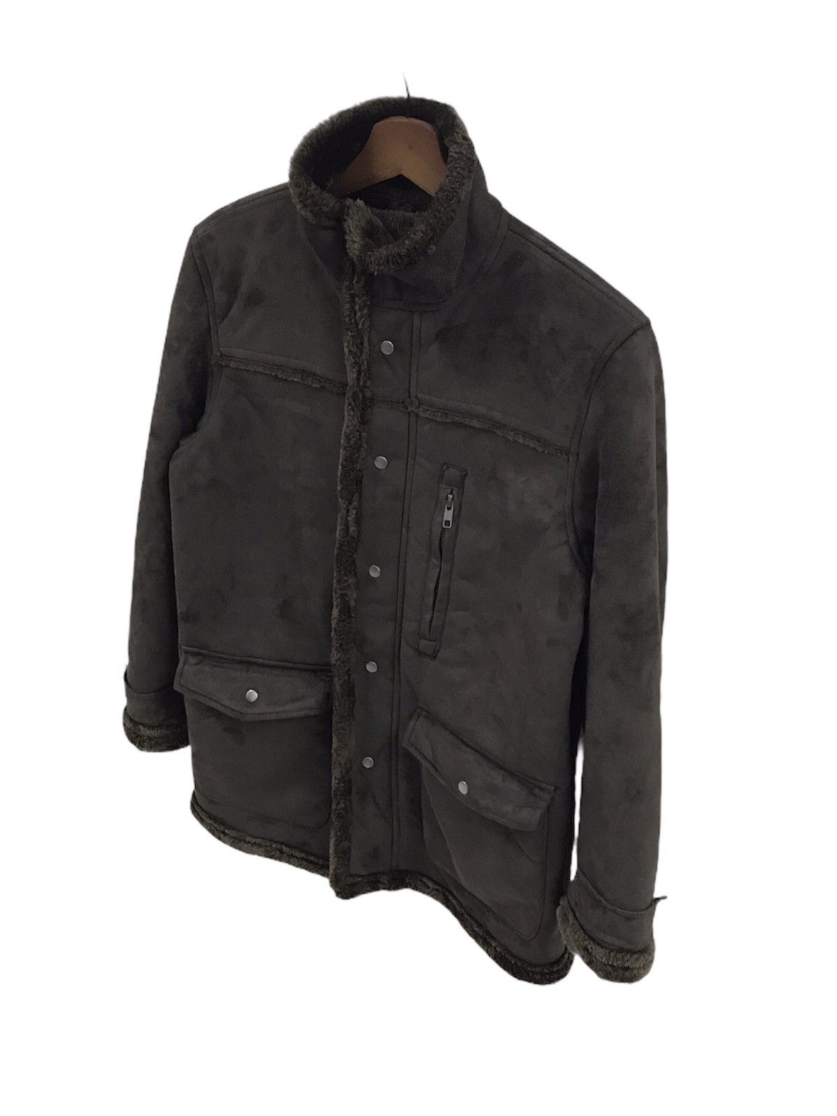 Kansai Yamamoto Vintage Kansai Yamamoto Suede Shearling Jacket Size US M / EU 48-50 / 2 - 5 Thumbnail