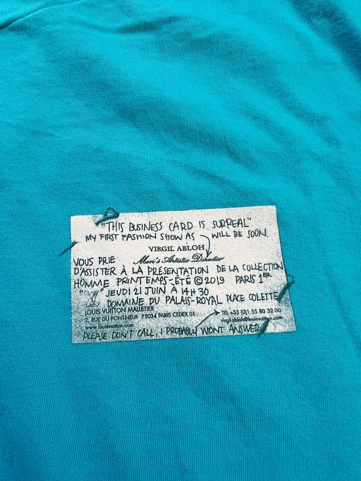 Louis Vuitton SS18 Friends/Family Exclusive Invitation Not Home Tee Virgil Size US L / EU 52-54 / 3 - 6 Thumbnail