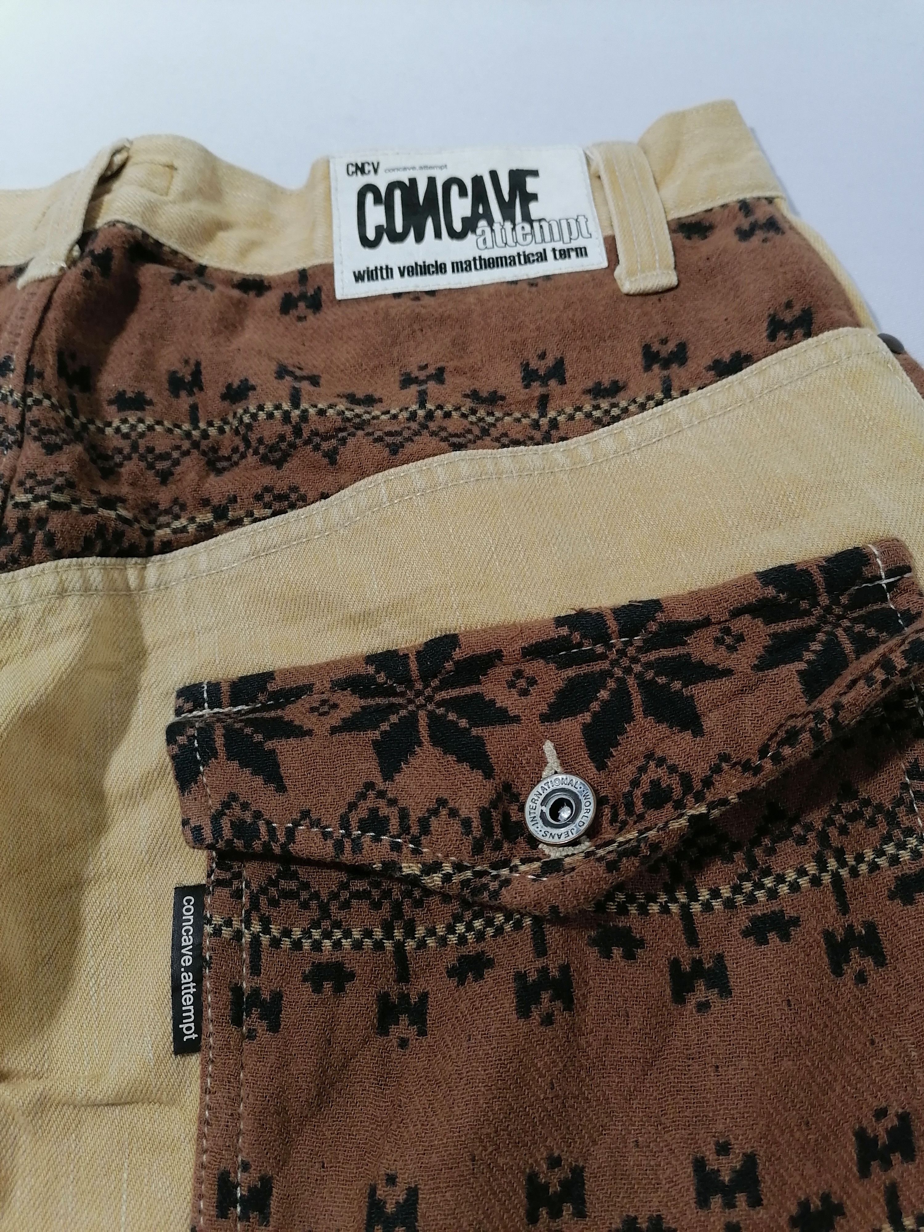 Designer Concave Attempt Nice Design Pants Size US 32 / EU 48 - 3 Thumbnail