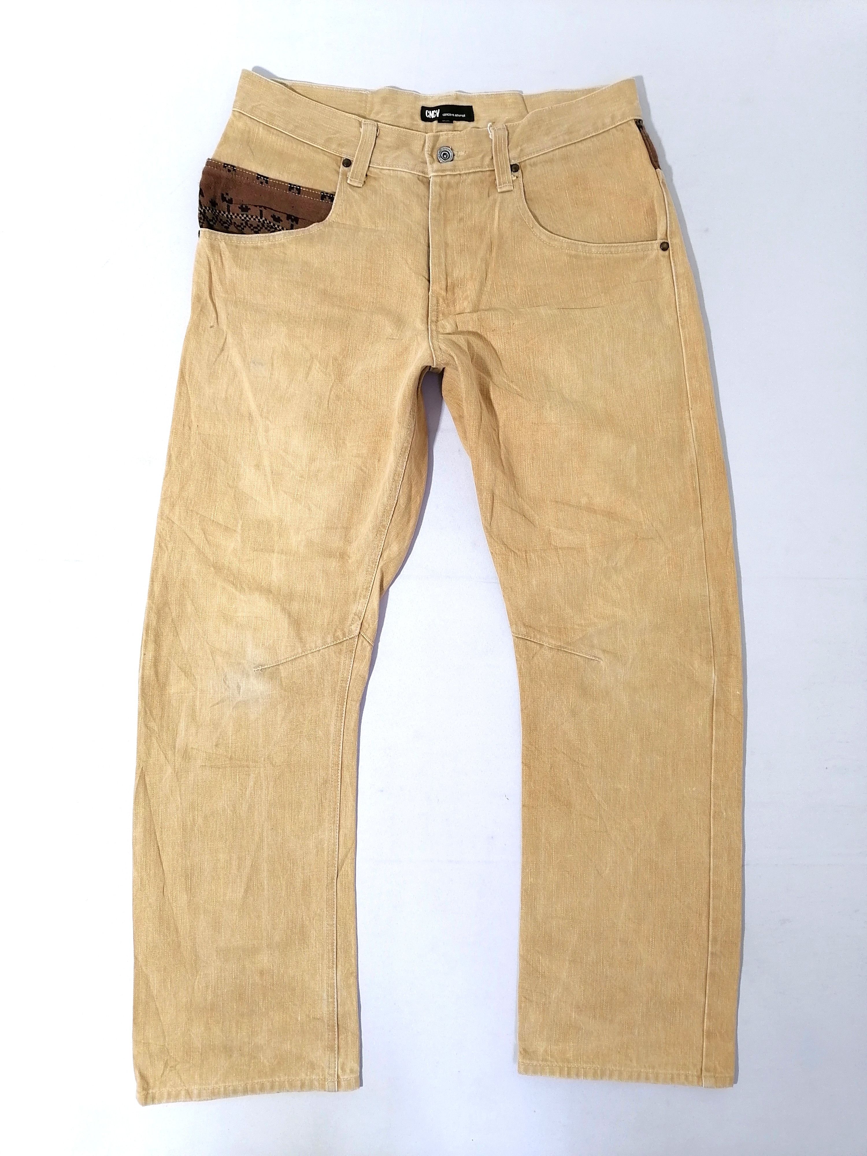 Designer Concave Attempt Nice Design Pants Size US 32 / EU 48 - 1 Thumbnail