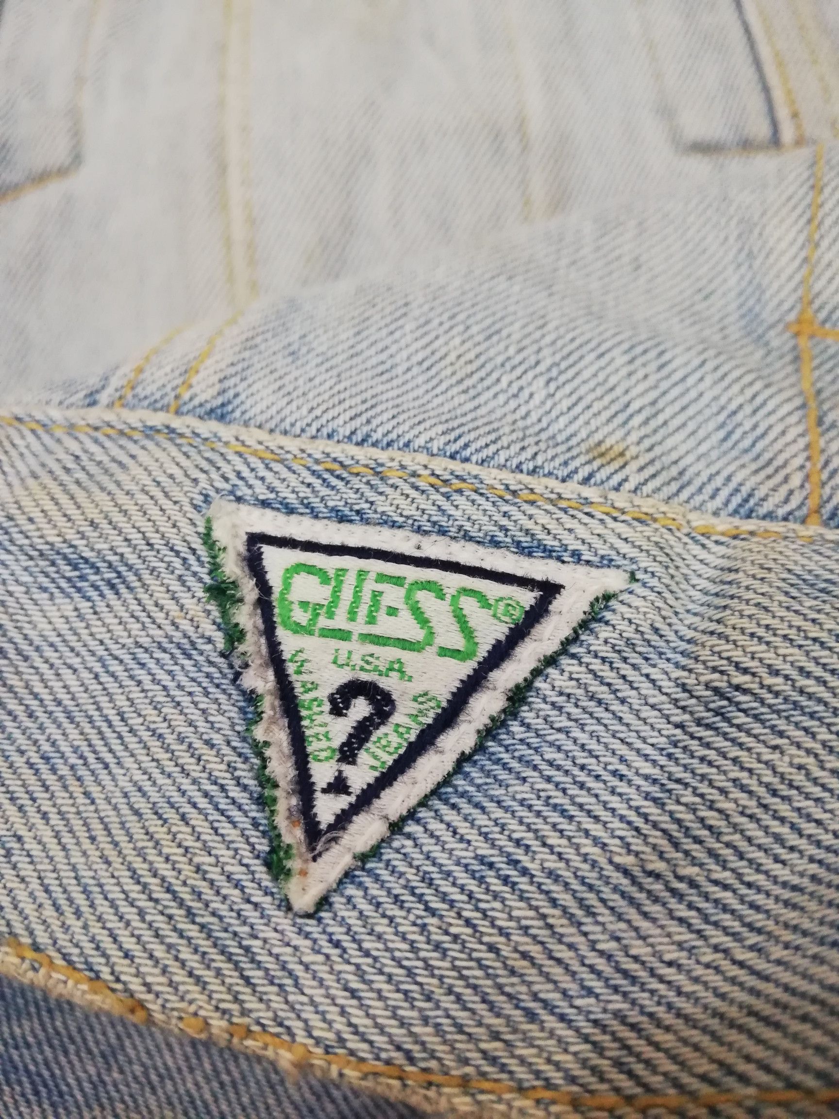 Georges Marciano × Guess Vintage 90's Guess Jeans Denim Jacket Trucker Size US M / EU 48-50 / 2 - 8 Thumbnail