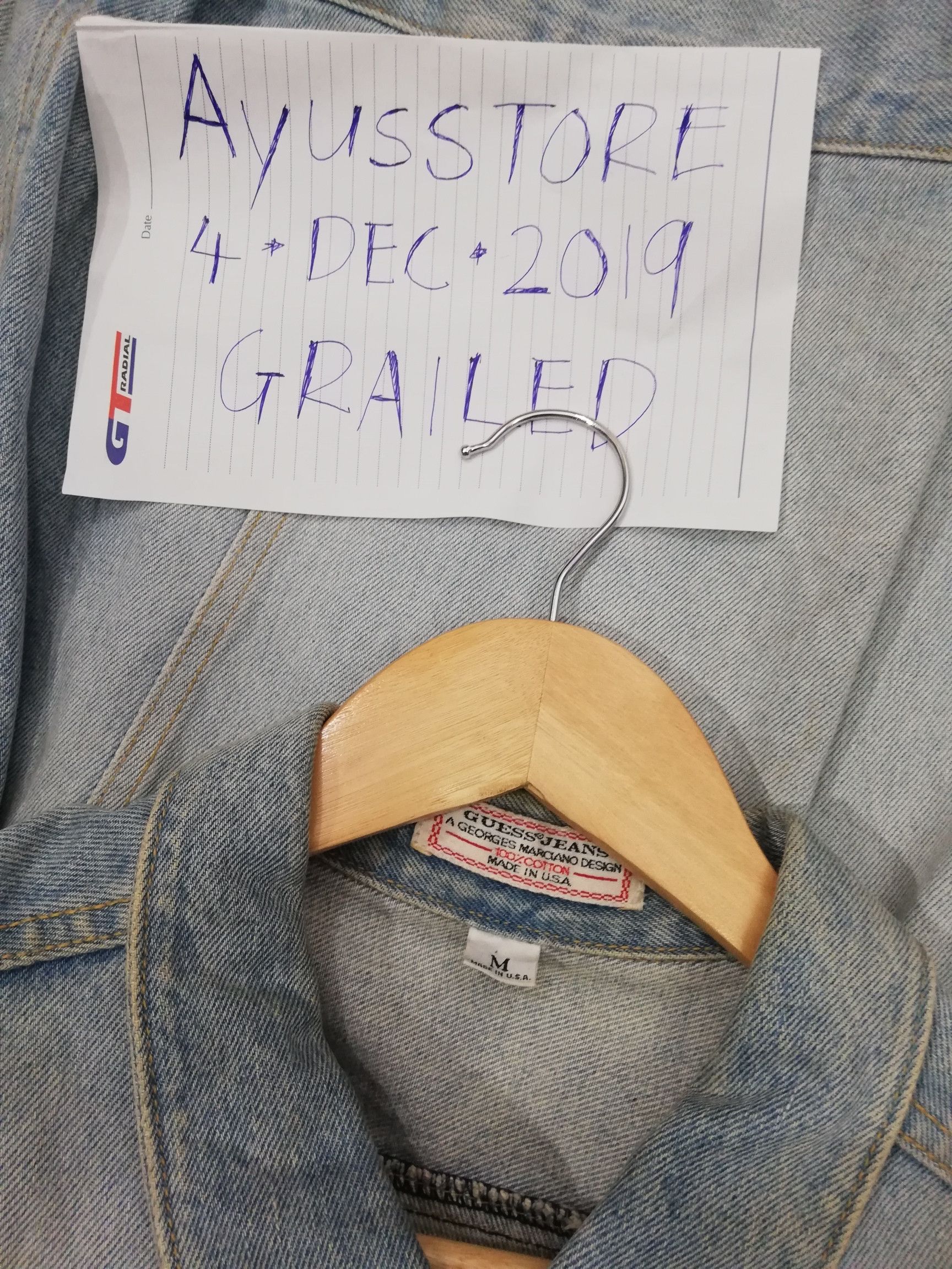 Georges Marciano × Guess Vintage 90's Guess Jeans Denim Jacket Trucker Size US M / EU 48-50 / 2 - 7 Thumbnail