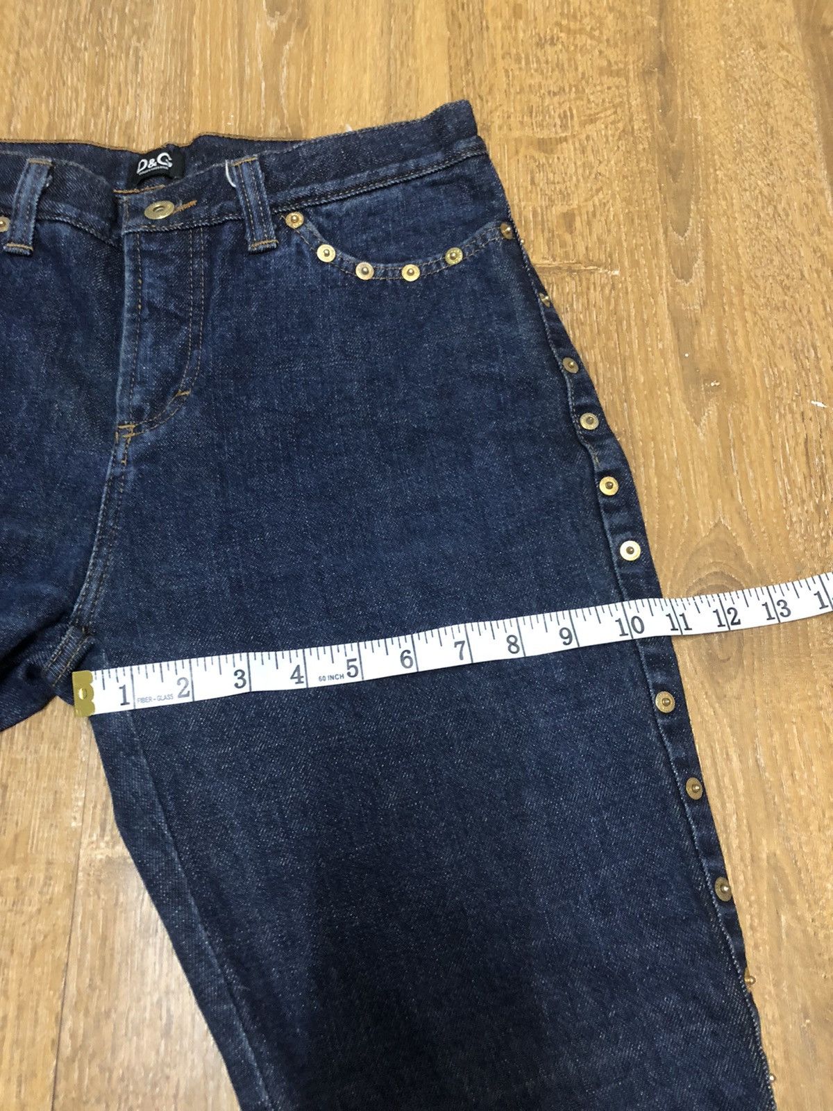 Dolce & Gabbana Vintage Dolce & Gabbana Studded Jeans Size US 29 - 16 Thumbnail