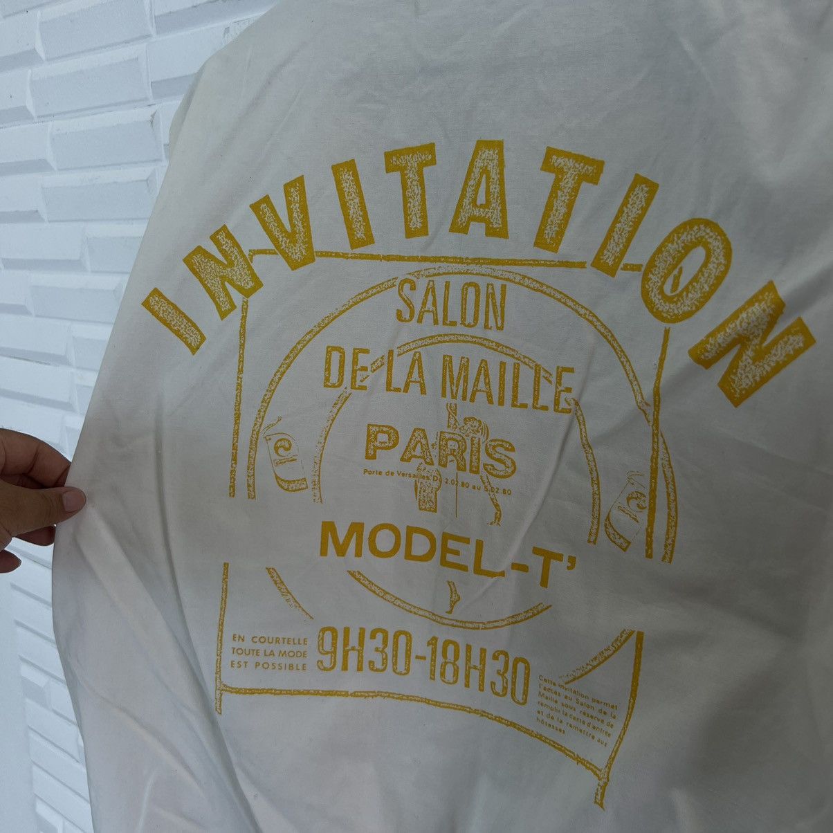 Japanese Brand VINTAGE JAPANESE ORIGINAL GARMENTS MODEL-T BIG LOGO Size US M / EU 48-50 / 2 - 7 Thumbnail