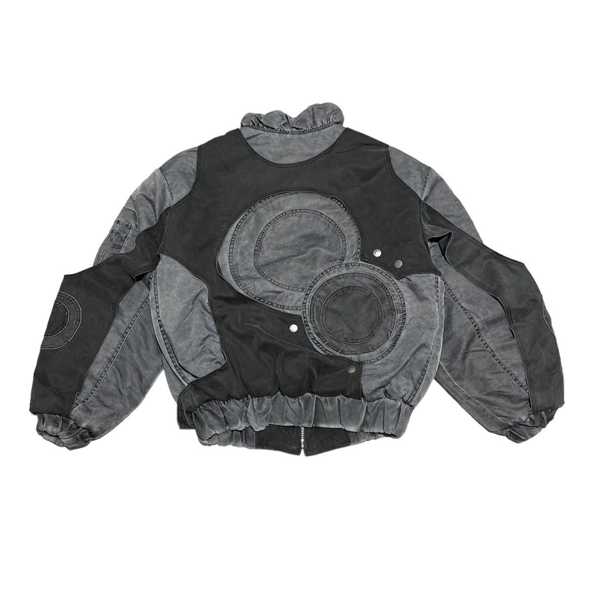 Japanese Brand MYOB NYC Bondage Descontruction Bomber Jacket Size US L / EU 52-54 / 3 - 2 Thumbnail