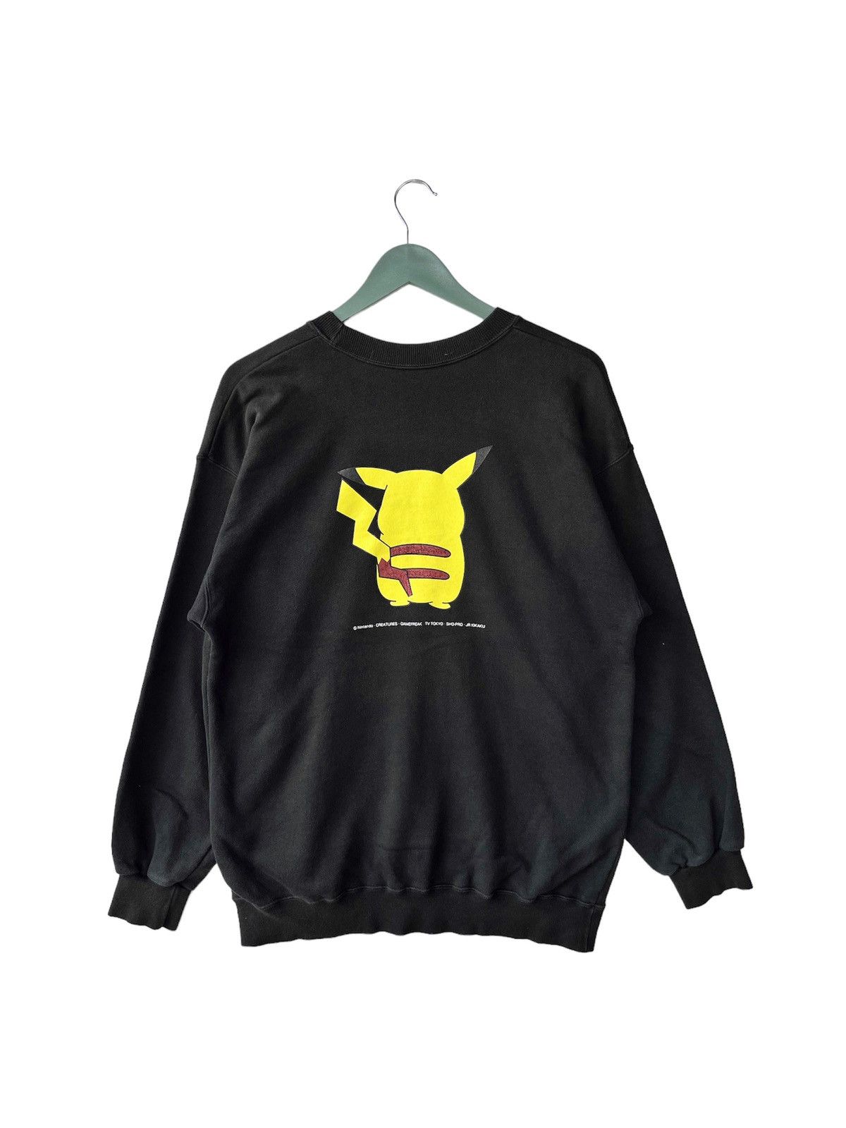 Nintendo × Pokemon × Vintage Vintage Pokemon Pocket Monsters Mirror Print Sweatshirt Size US M / EU 48-50 / 2 - 2 Thumbnail