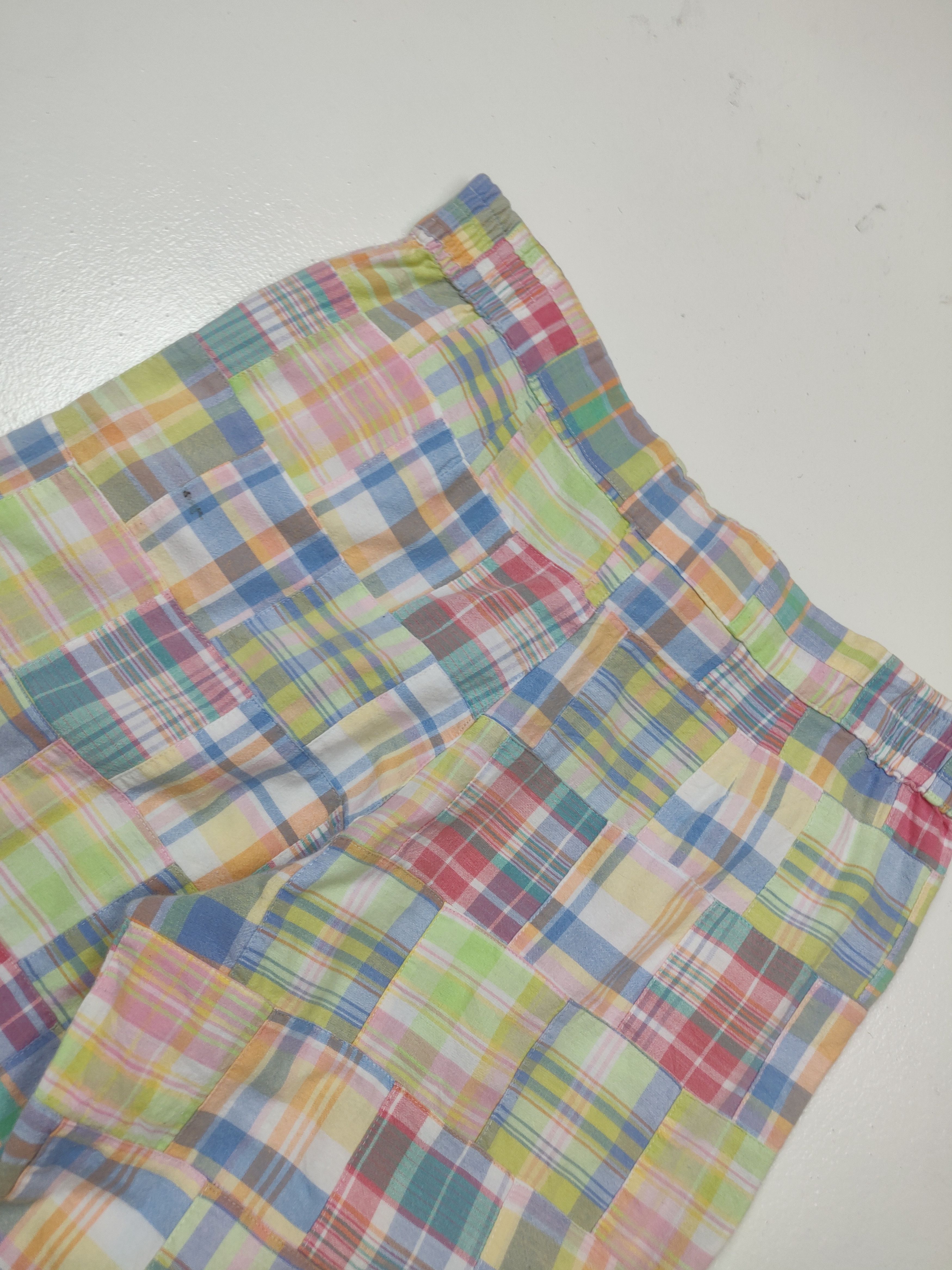 Japanese Brand Sag Harbor Sport Reconstruct Patchwork Cropped Pants Size US 33 - 8 Thumbnail
