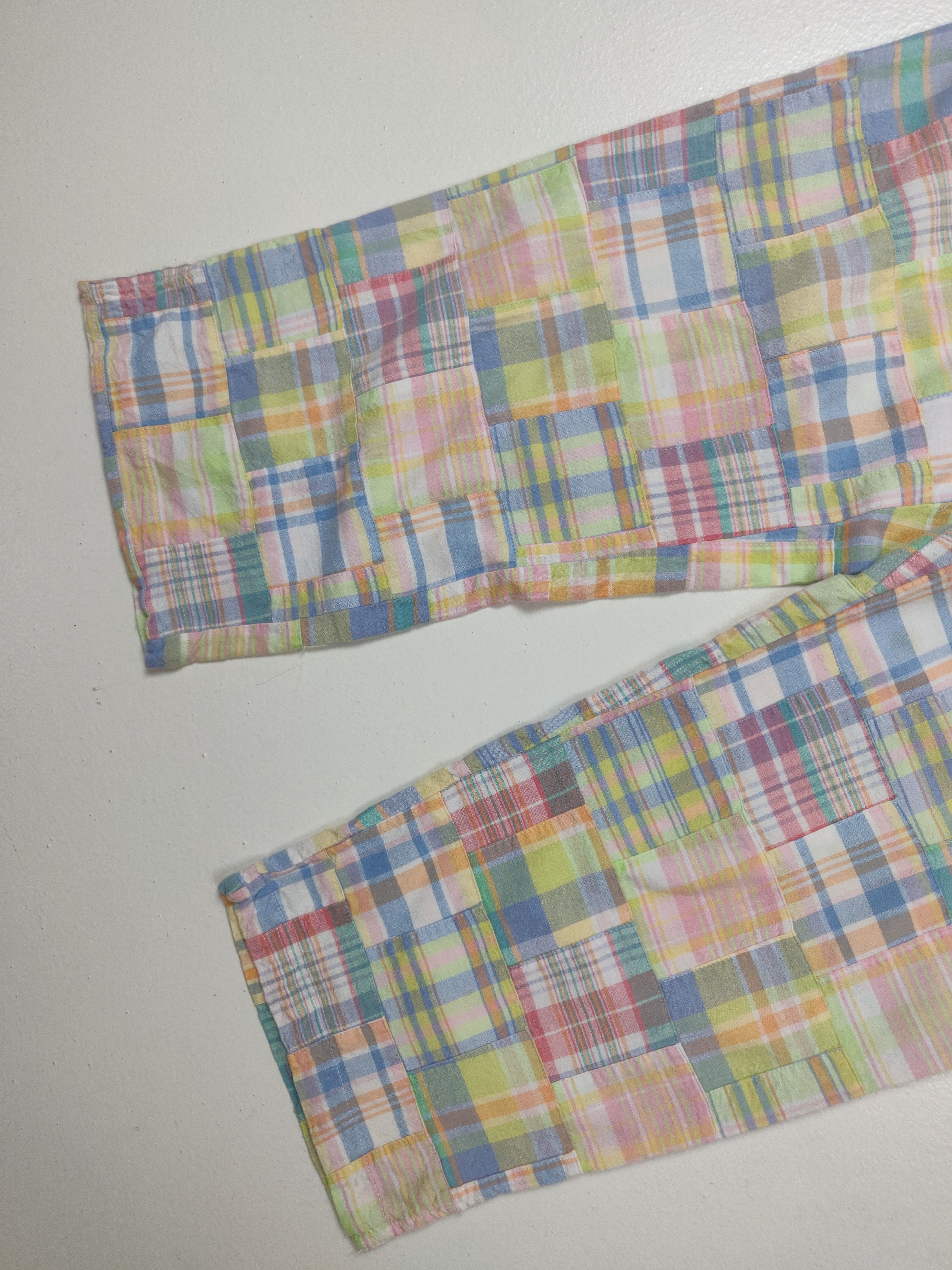 Japanese Brand Sag Harbor Sport Reconstruct Patchwork Cropped Pants Size US 33 - 4 Thumbnail