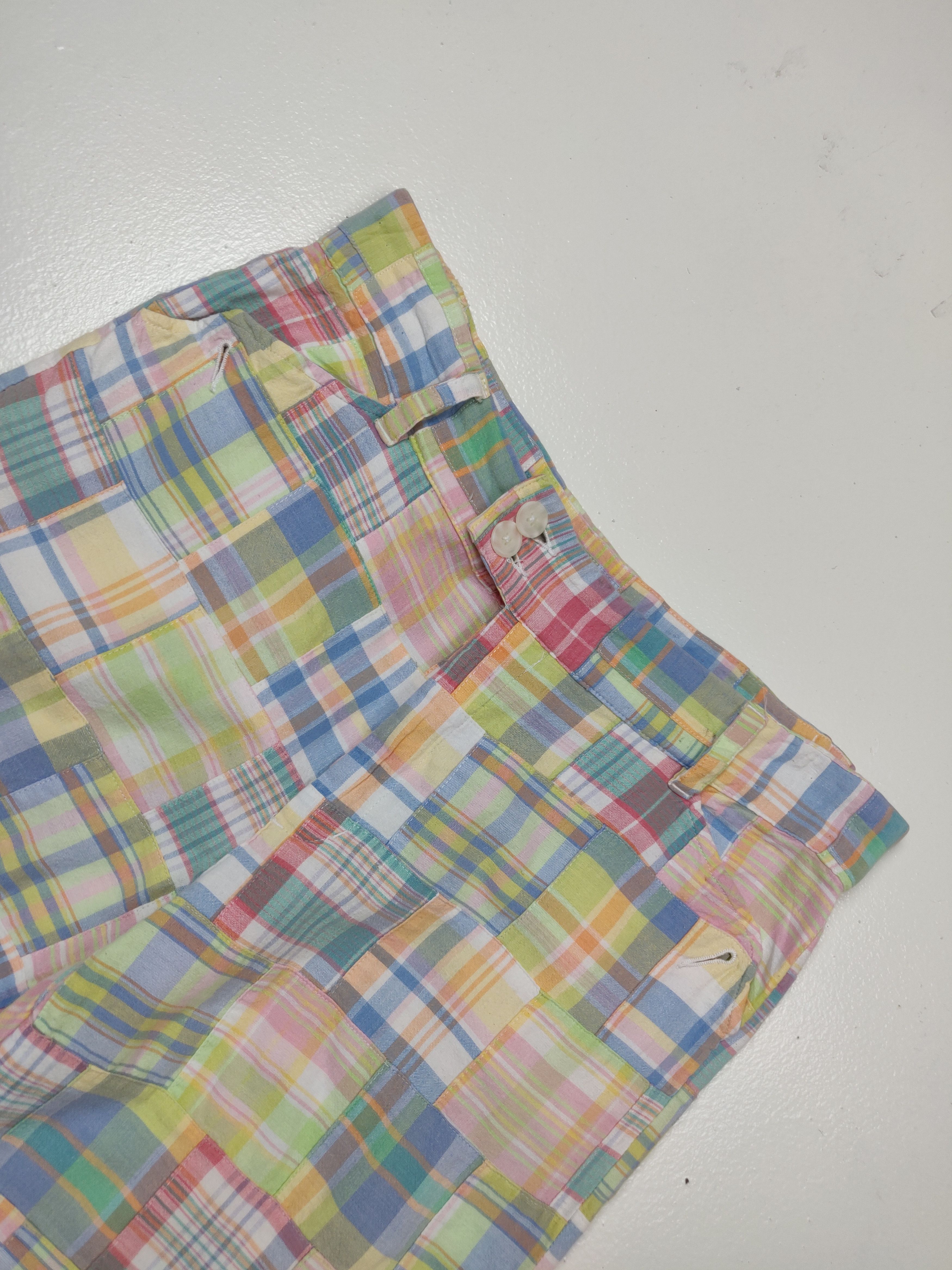 Japanese Brand Sag Harbor Sport Reconstruct Patchwork Cropped Pants Size US 33 - 3 Thumbnail