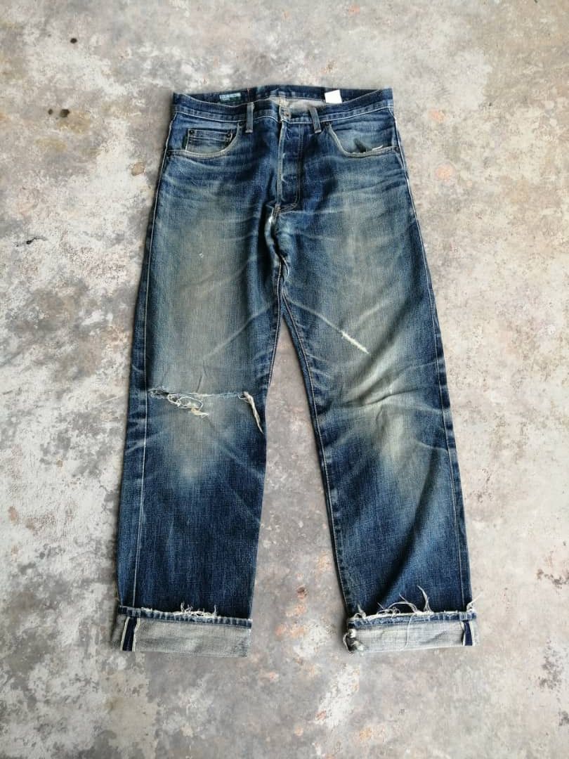 Vintage Destroy Distress Paul Smith Redline Jeans
