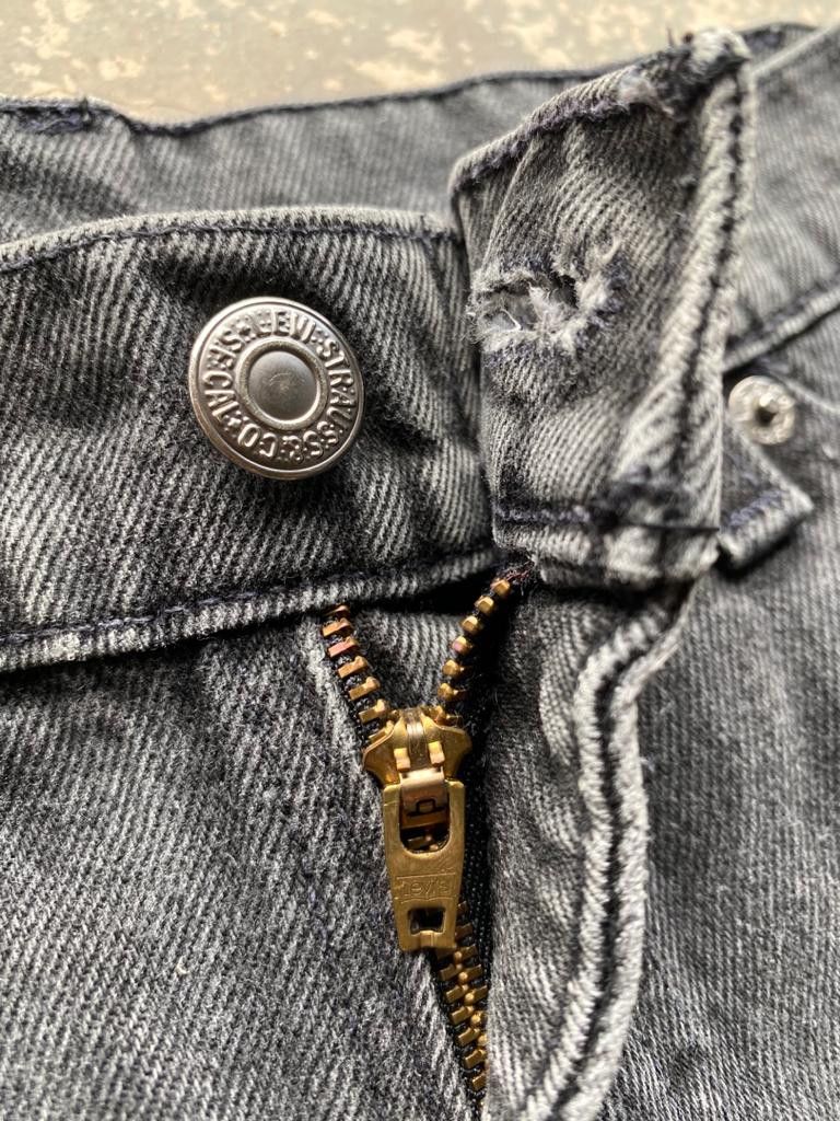 Levi's Vintage Clothing SICKS💥90s Vintage Levis Blank Orange Tab Jeans Release Hem Size US 29 - 10 Thumbnail