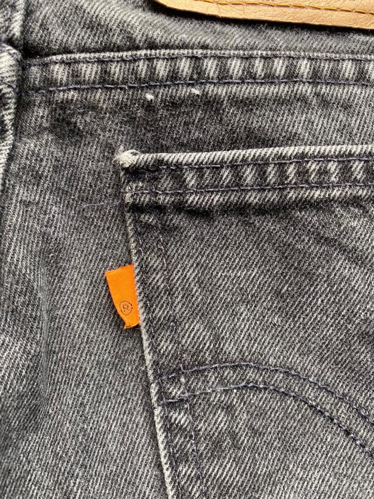 Levi's Vintage Clothing SICKS💥90s Vintage Levis Blank Orange Tab Jeans Release Hem Size US 29 - 15 Thumbnail