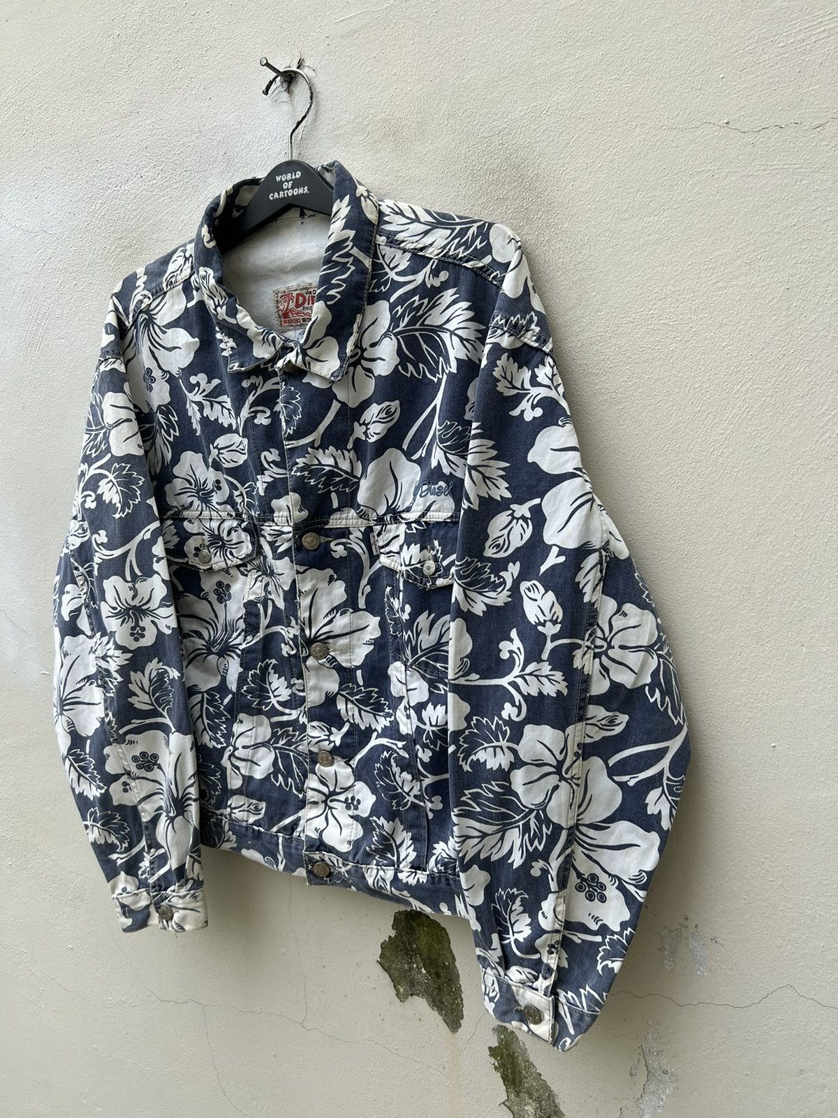 Diesel Vintage 90s Diesel Stars Series Oversize Trucker Jacket Size US M / EU 48-50 / 2 - 9 Thumbnail