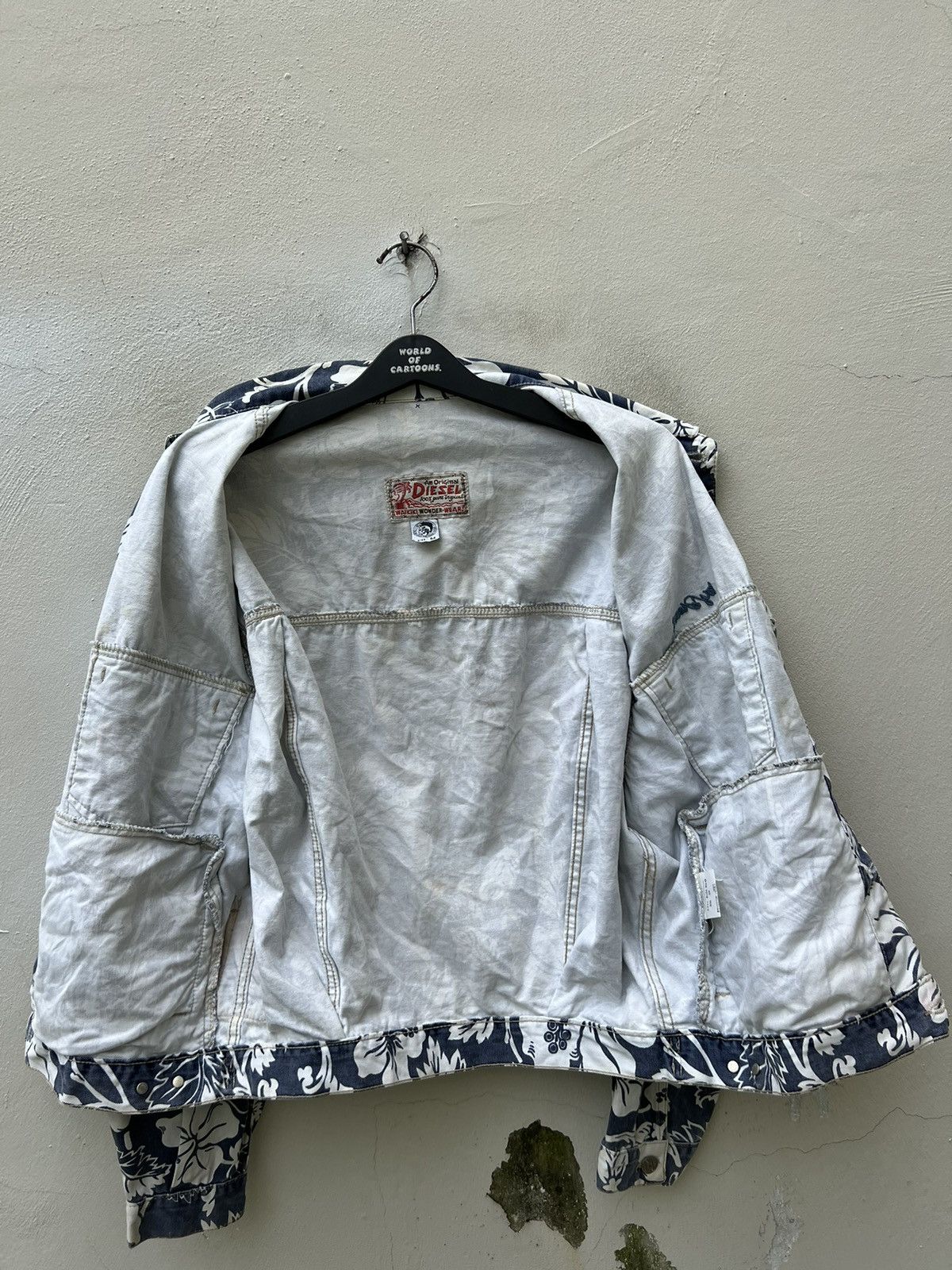 Diesel Vintage 90s Diesel Stars Series Oversize Trucker Jacket Size US M / EU 48-50 / 2 - 18 Thumbnail