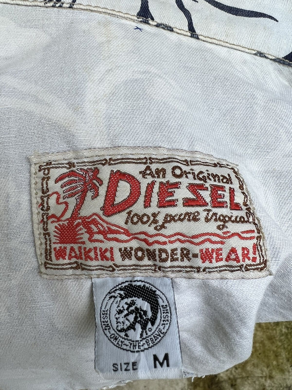 Diesel Vintage 90s Diesel Stars Series Oversize Trucker Jacket Size US M / EU 48-50 / 2 - 22 Thumbnail