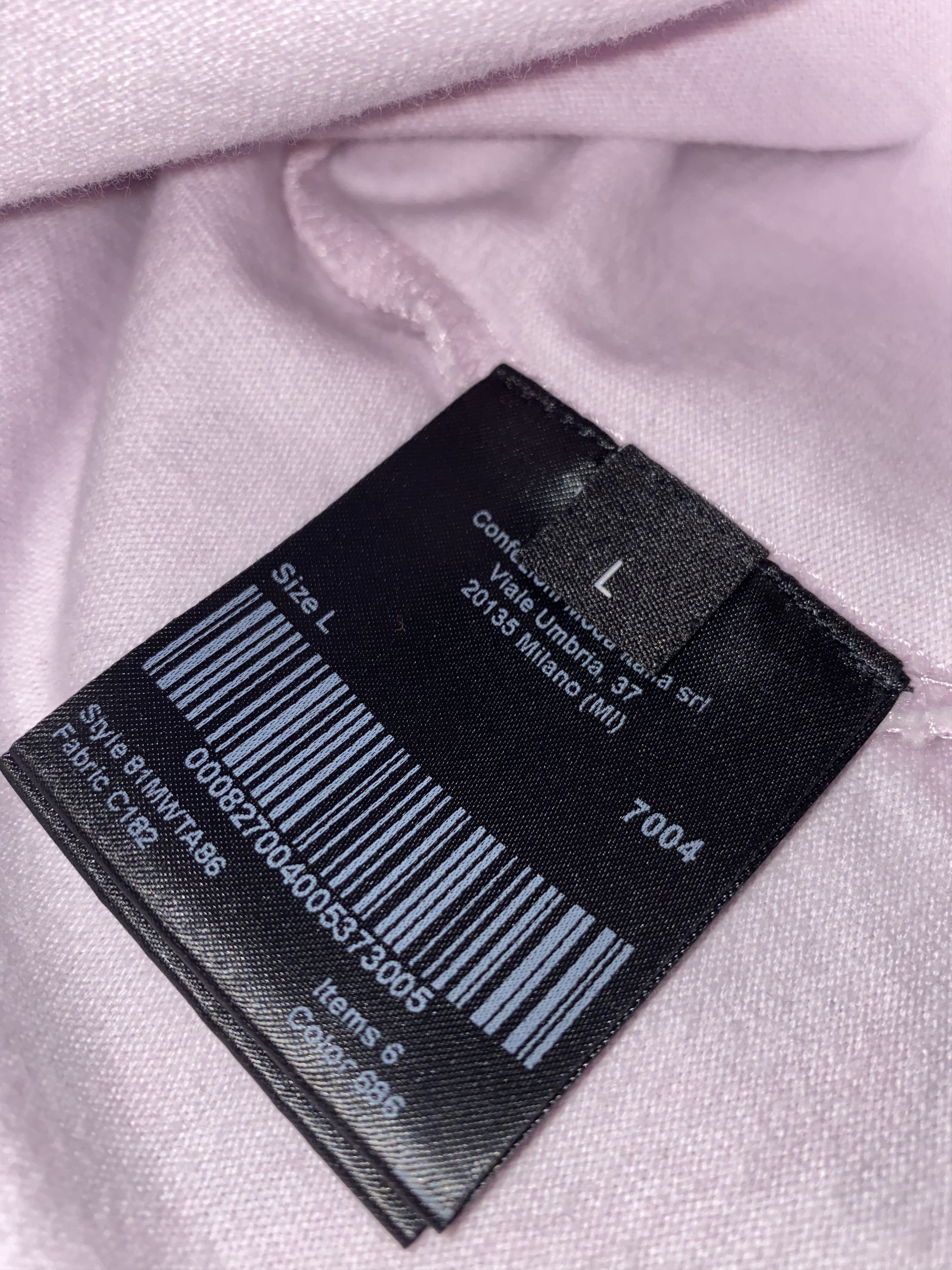 Andy Warhol × Calvin Klein 205W39NYC × Raf Simons Calvin Klein 205W39NYC Statement Logo Baby Pink Crewneck Size US L / EU 52-54 / 3 - 13 Thumbnail