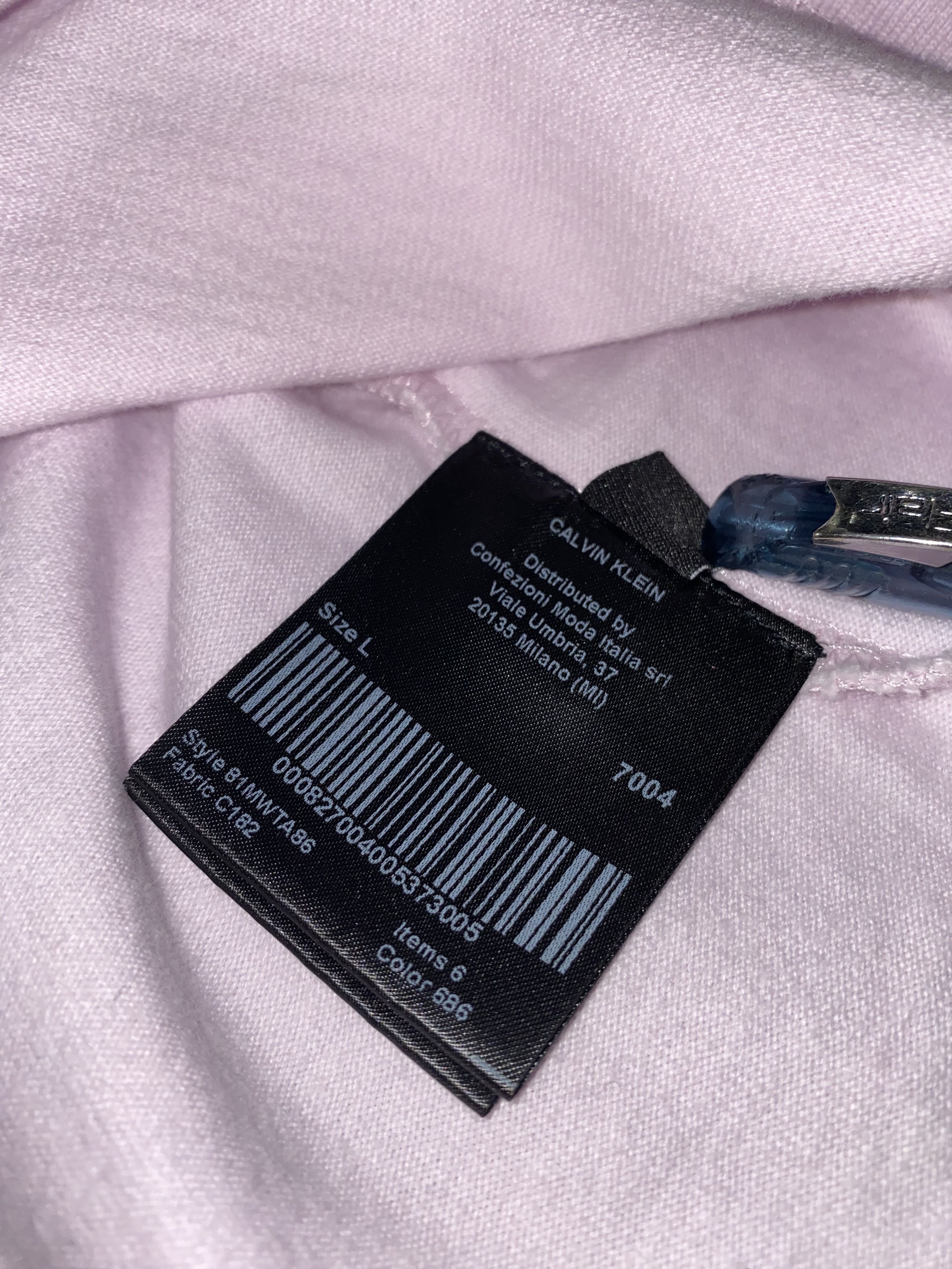 Andy Warhol × Calvin Klein 205W39NYC × Raf Simons Calvin Klein 205W39NYC Statement Logo Baby Pink Crewneck Size US L / EU 52-54 / 3 - 14 Thumbnail
