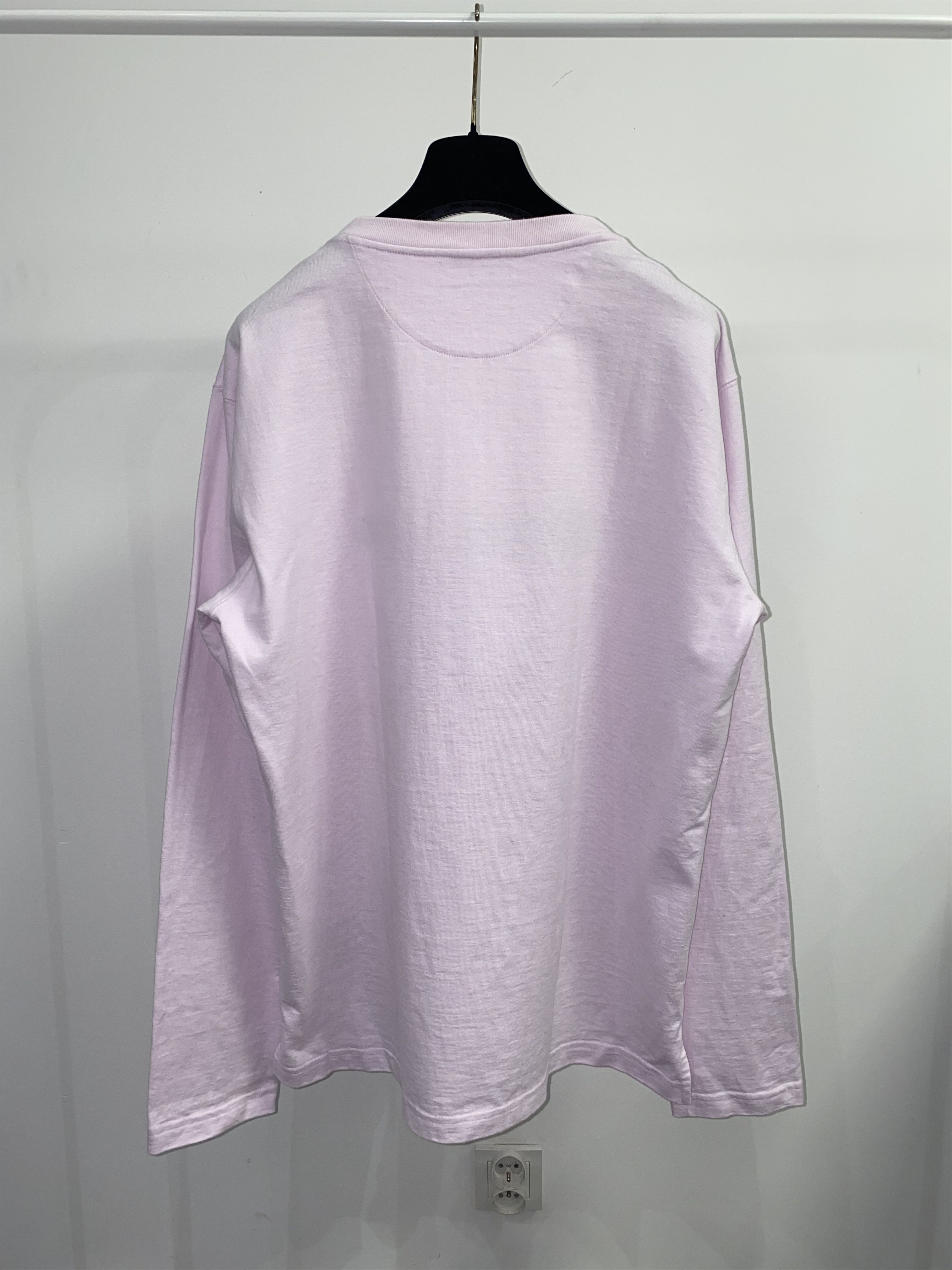 Andy Warhol × Calvin Klein 205W39NYC × Raf Simons Calvin Klein 205W39NYC Statement Logo Baby Pink Crewneck Size US L / EU 52-54 / 3 - 6 Thumbnail