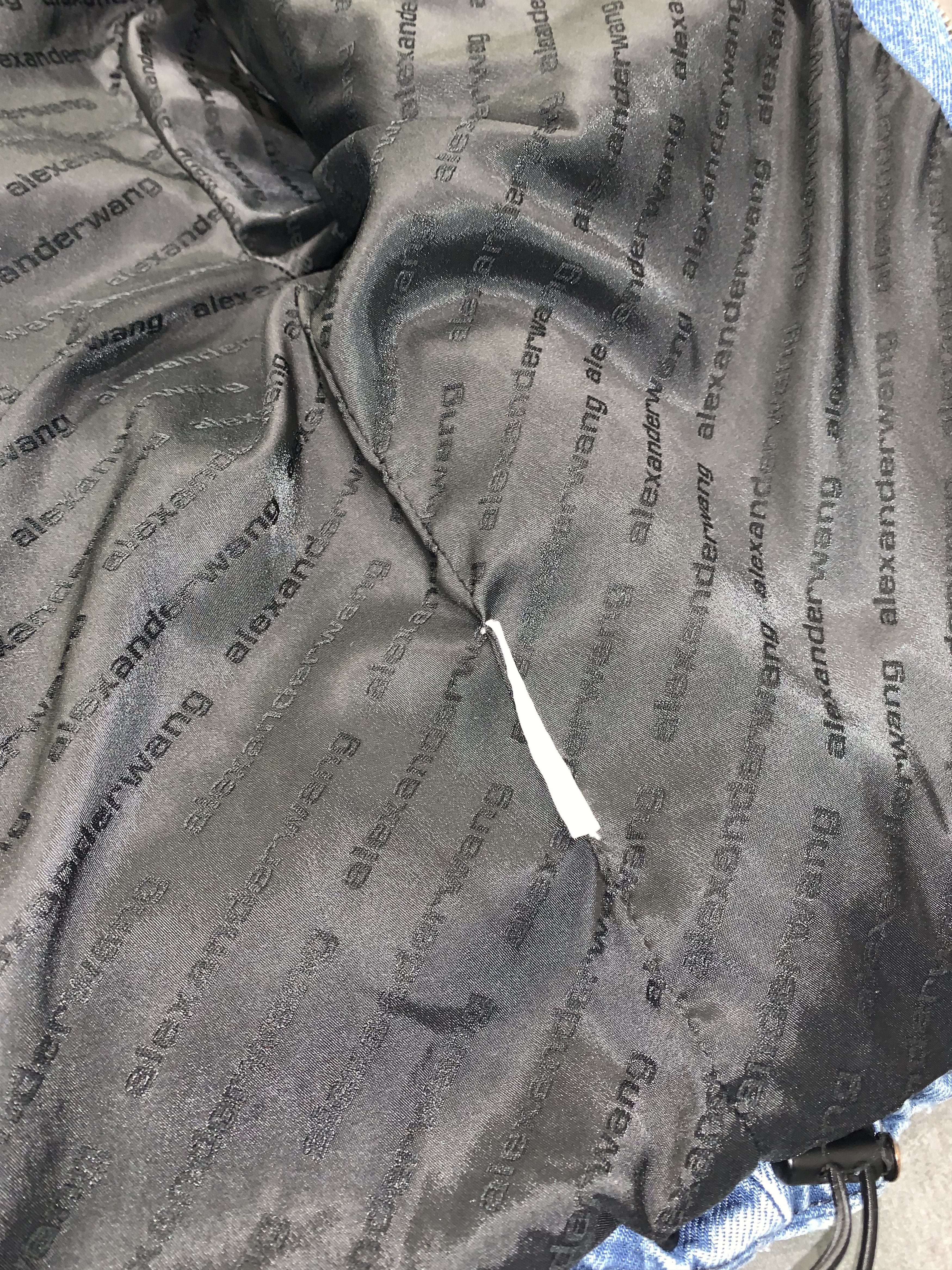 Alexander Wang UNISEX! Alexander Wang Small Logo Distressed Down Bomber Size US S / EU 44-46 / 1 - 16 Thumbnail