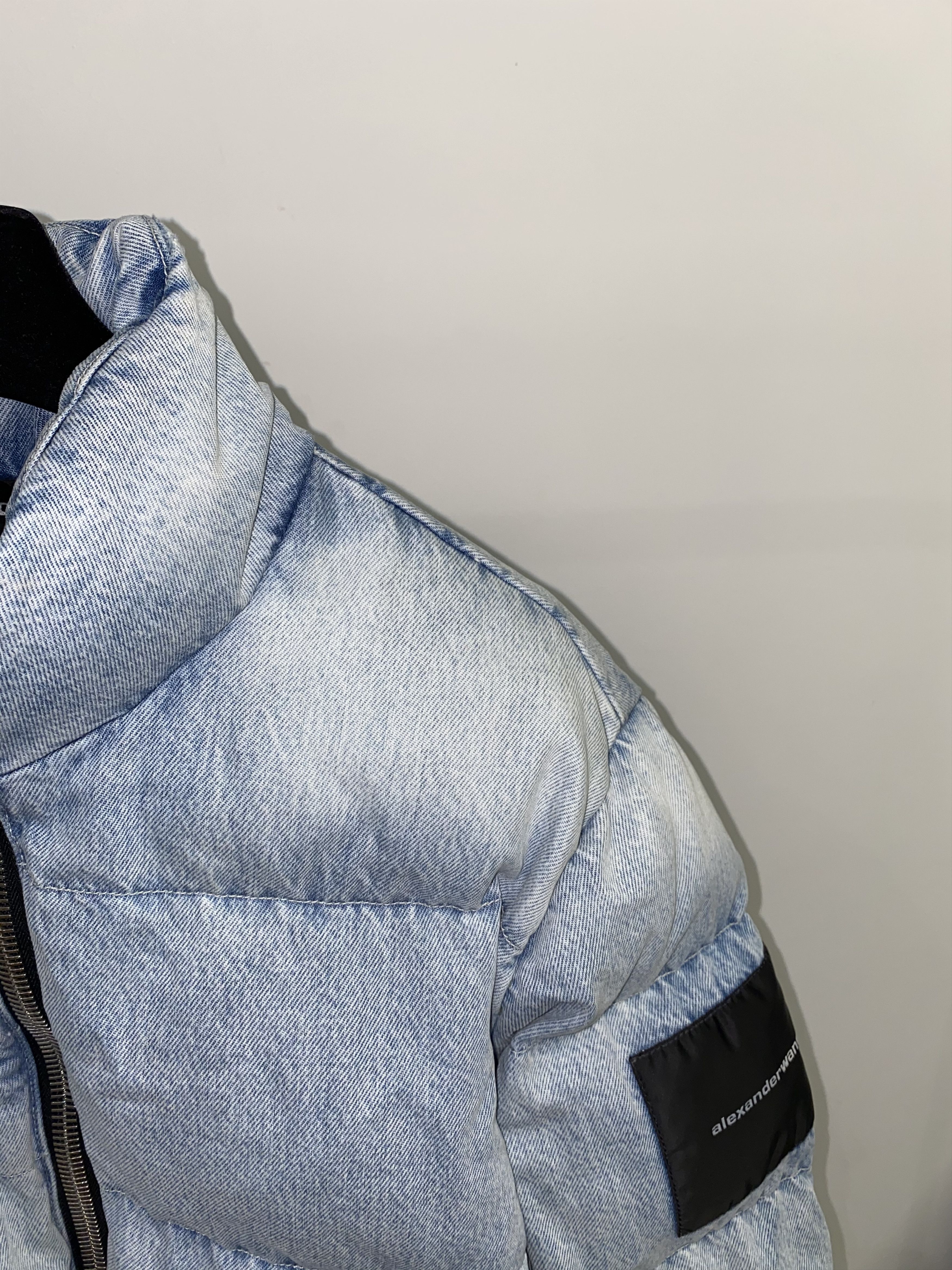 Alexander Wang UNISEX! Alexander Wang Small Logo Distressed Down Bomber Size US S / EU 44-46 / 1 - 4 Thumbnail