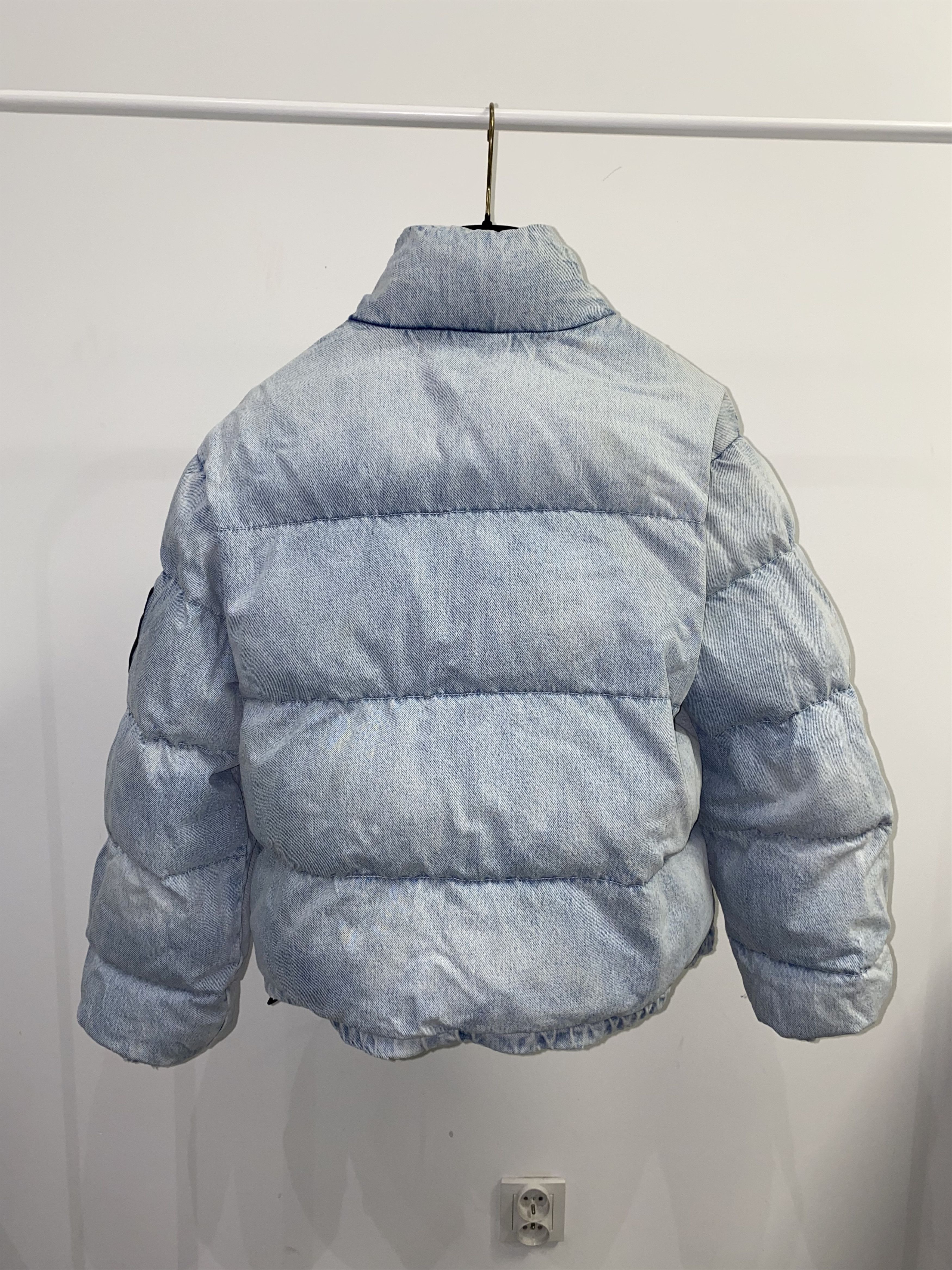 Alexander Wang UNISEX! Alexander Wang Small Logo Distressed Down Bomber Size US S / EU 44-46 / 1 - 6 Thumbnail
