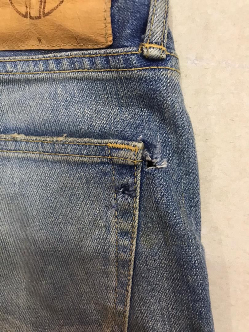 Japan Blue × Seditionaries Japan Blue Distressed denim Rare design Size US 29 - 5 Thumbnail