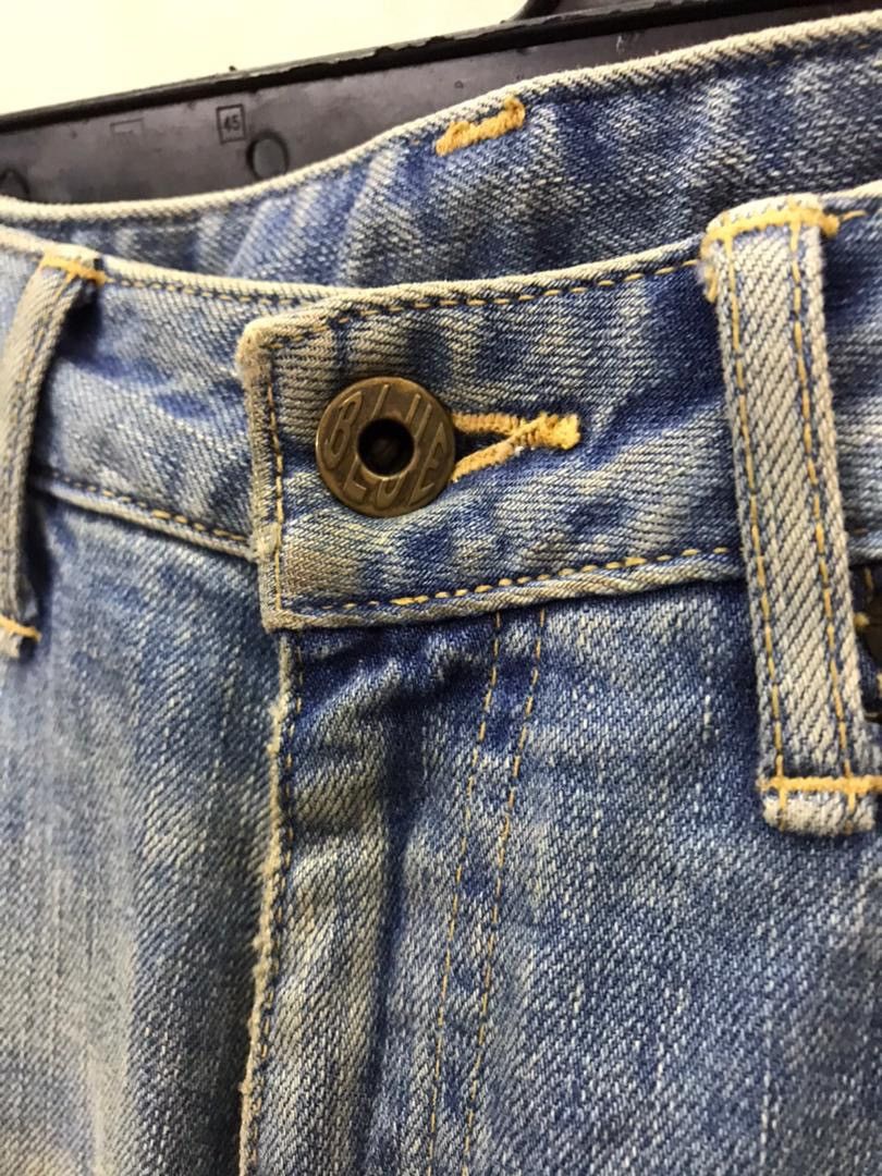 Japan Blue × Seditionaries Japan Blue Distressed denim Rare design Size US 29 - 4 Thumbnail
