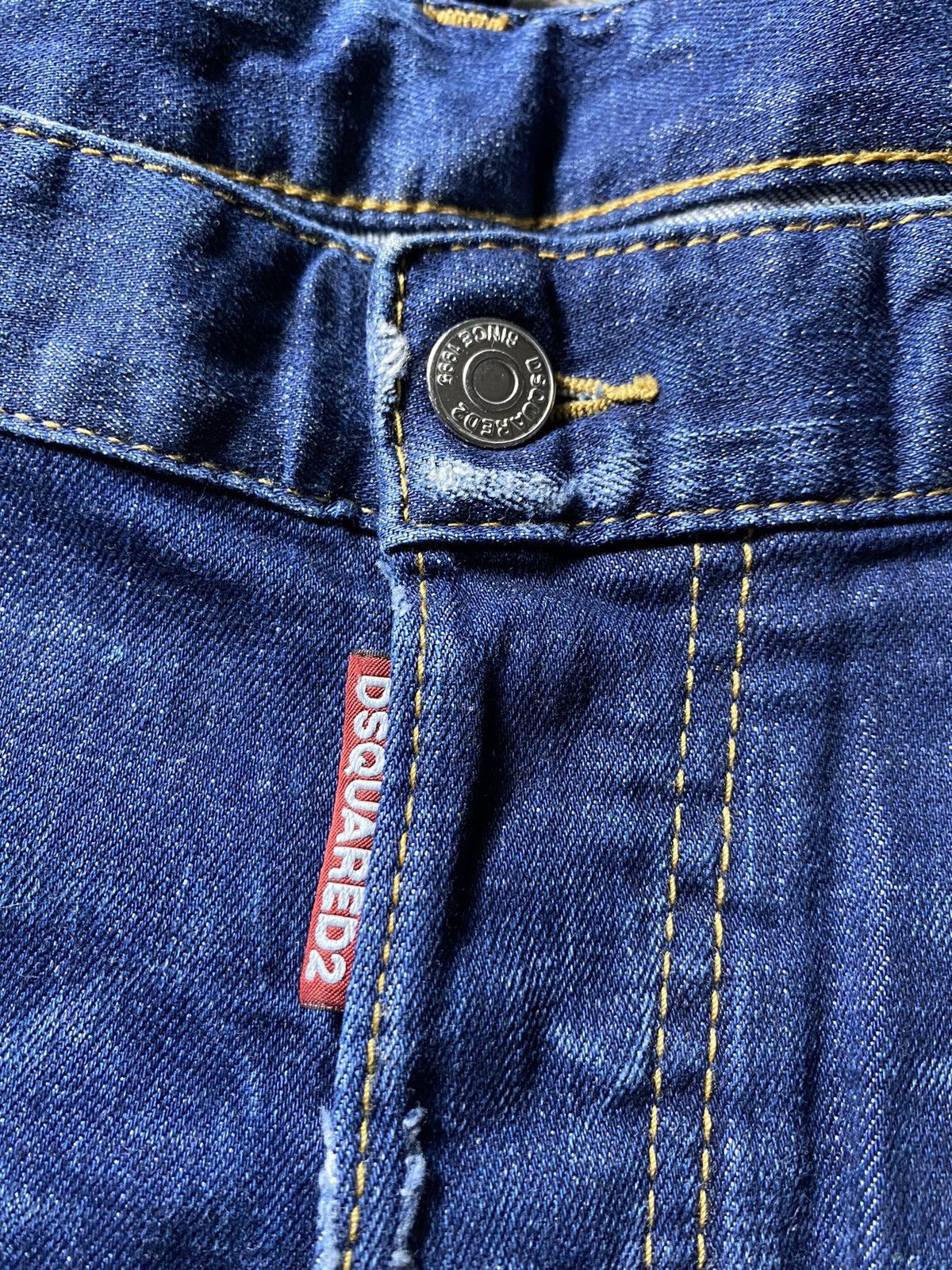 Dsquared2 Dsquared2 distressed denim jeans size 50(w34) Size US 34 / EU 50 - 4 Thumbnail