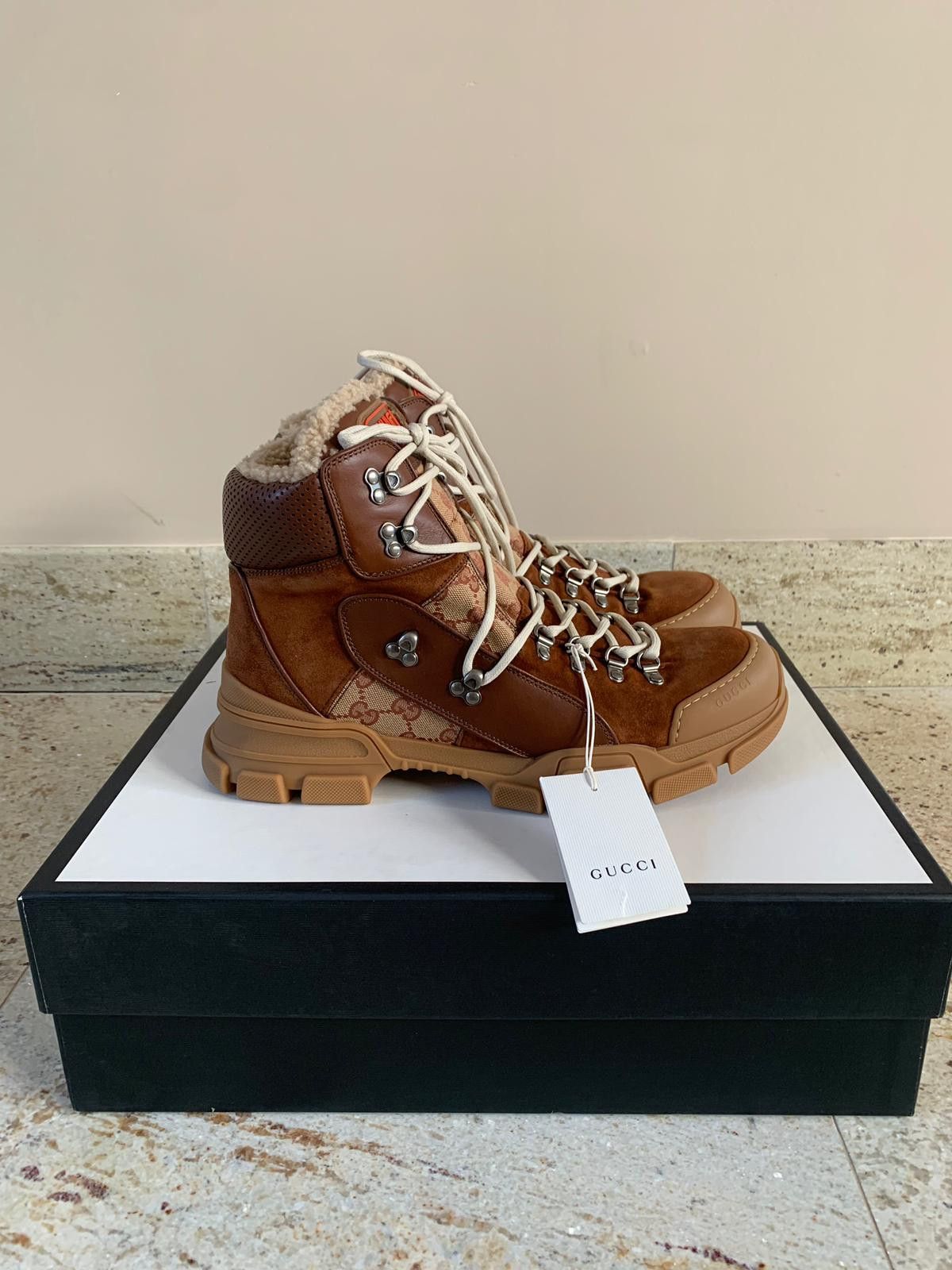 Gucci Flashtrek Shearling Boots in Brown Size US 8 / EU 41 - 3 Thumbnail
