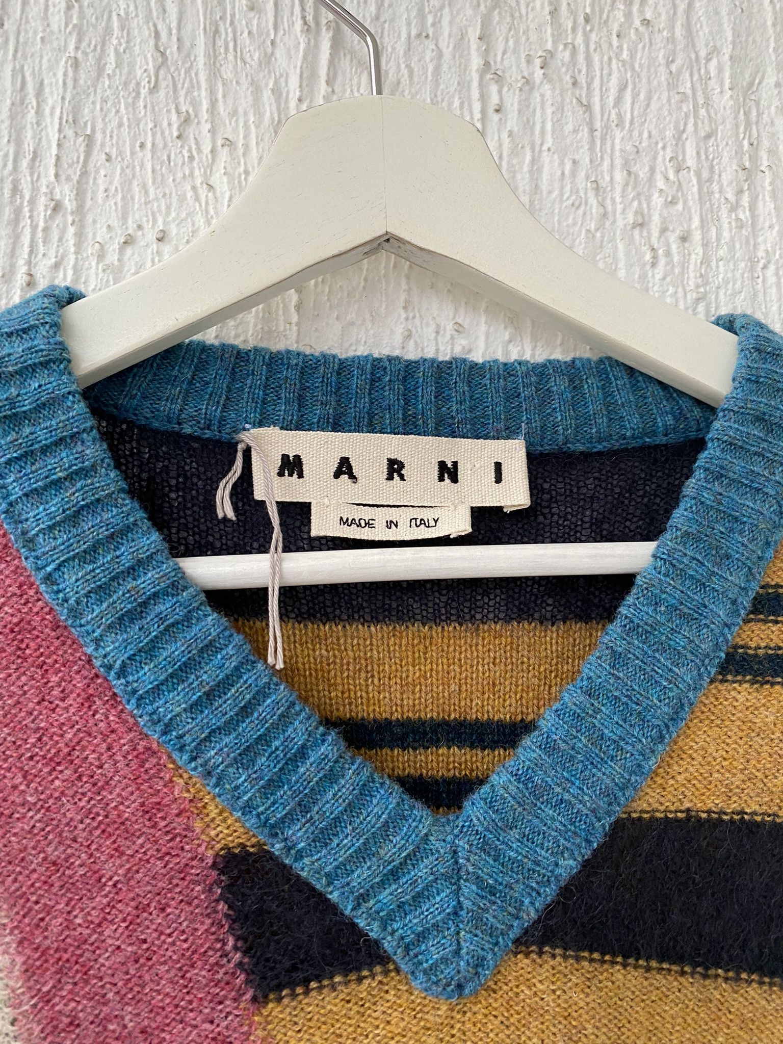 Marni FW18 patterned mohair sweater Size US M / EU 48-50 / 2 - 4 Thumbnail