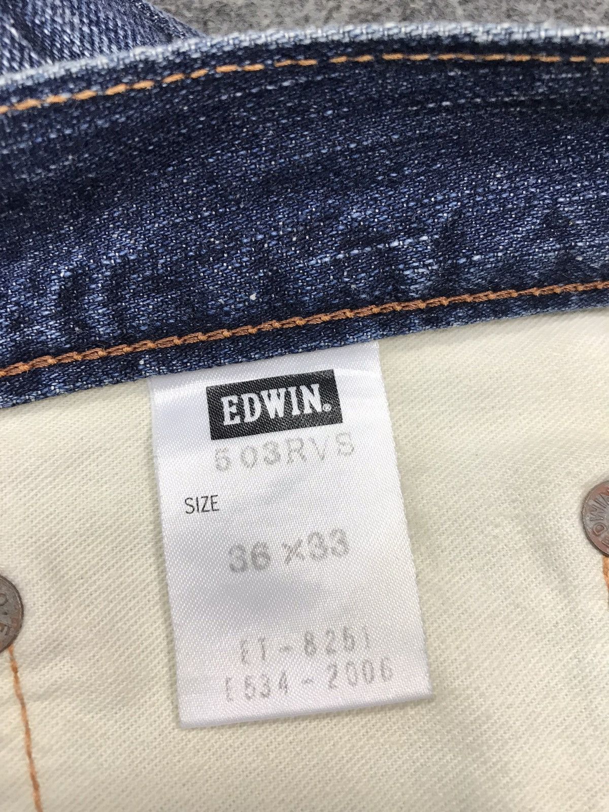Edwin × Vintage Vintage Edwin 503 Distressed Denim Jeans Size US 37 - 15 Thumbnail